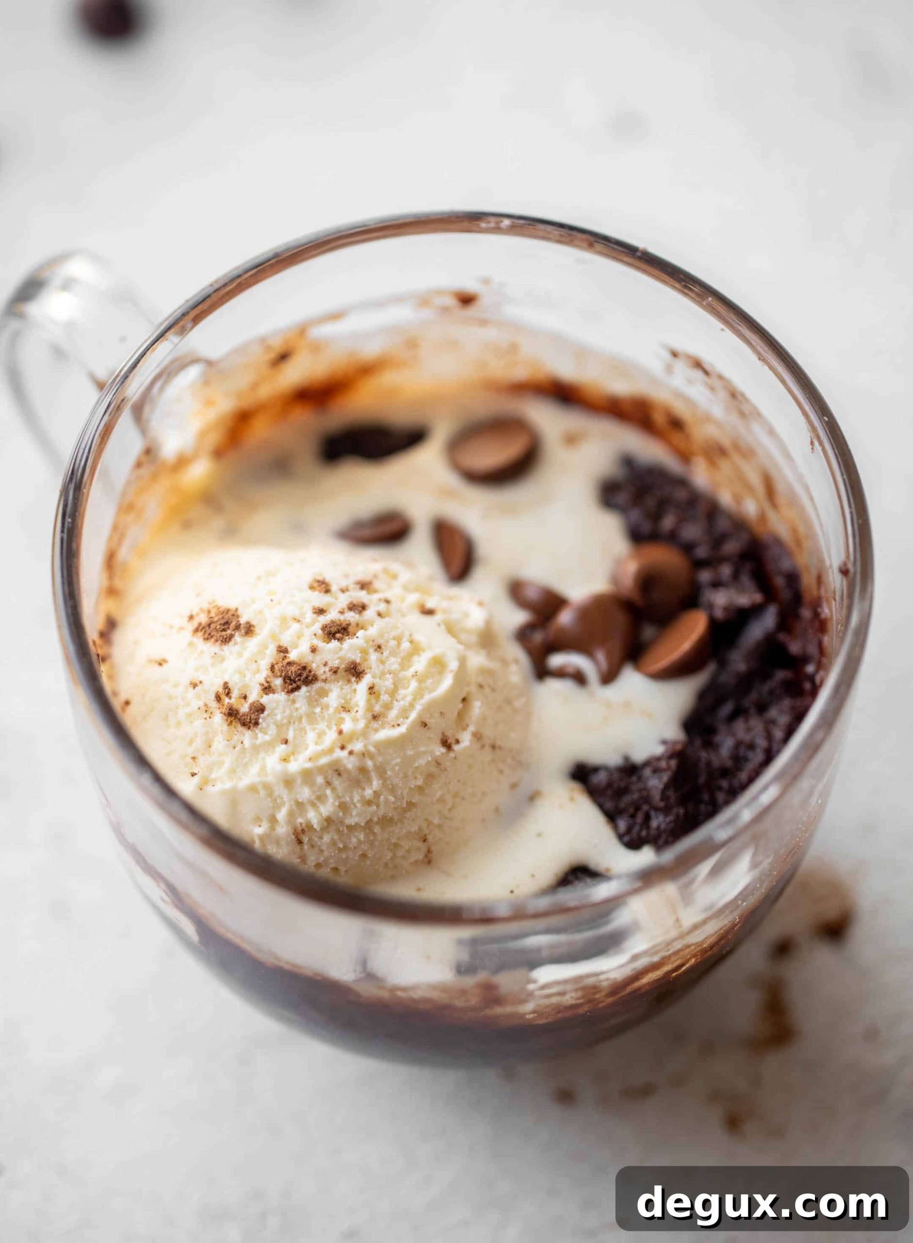 bailey's irish cream mug brownie