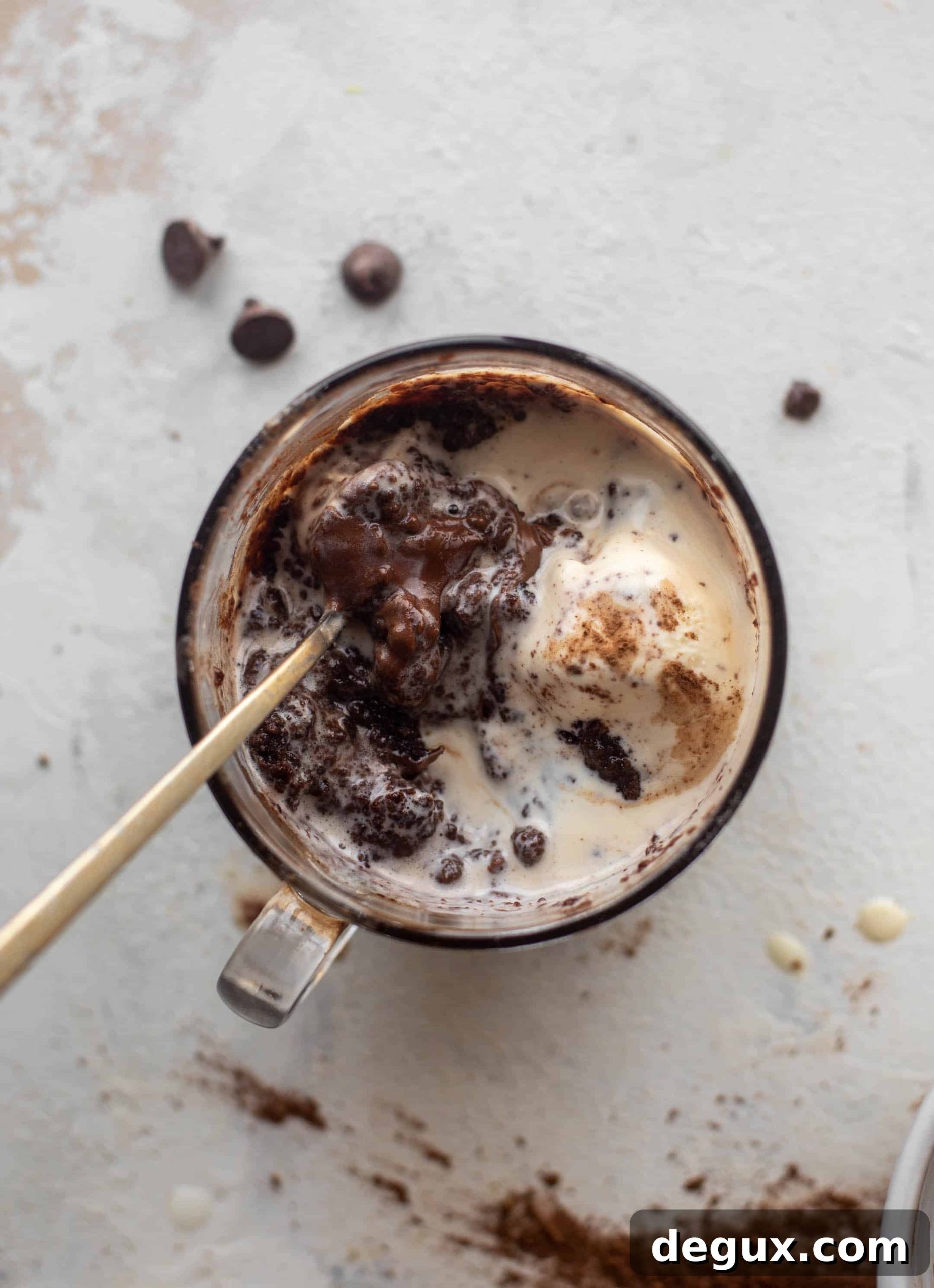 bailey's irish cream mug brownie