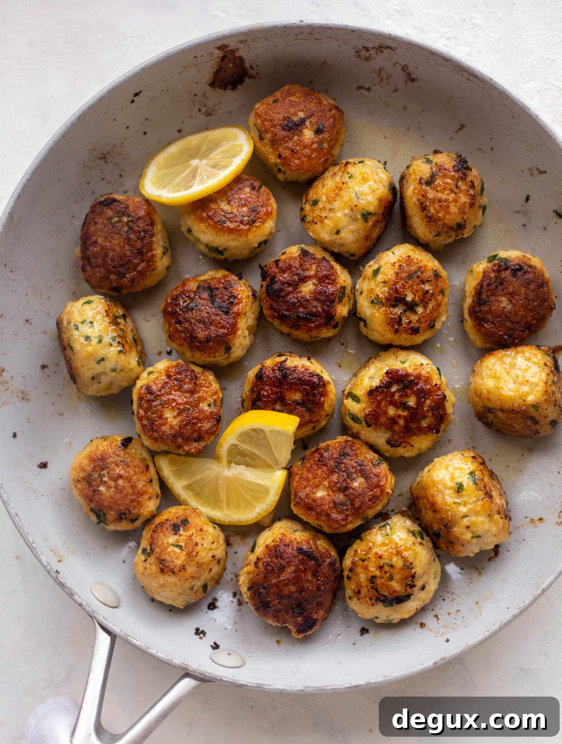 Green Goddess Chicken Ricotta Meatballs with Herbed Sauce 5 green goddess chicken ricotta meatballs