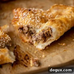 Cheeseburger Puff Pastry Pockets Recipe — Crispy Stuffed Bites 8 img 86166 9