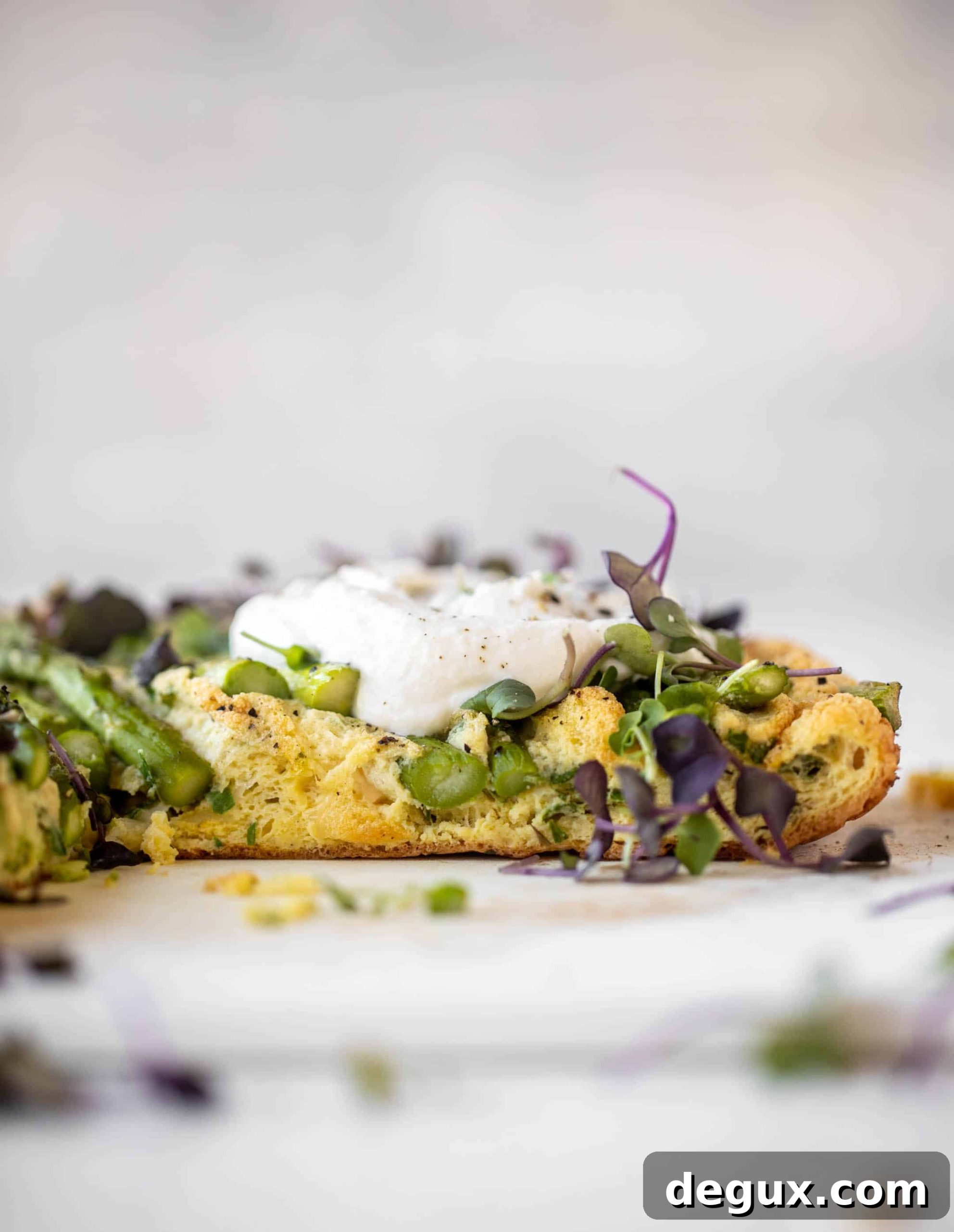 Asparagus and Gruyère Soufflé Frittata Recipe 12 asparagus souffle frittata