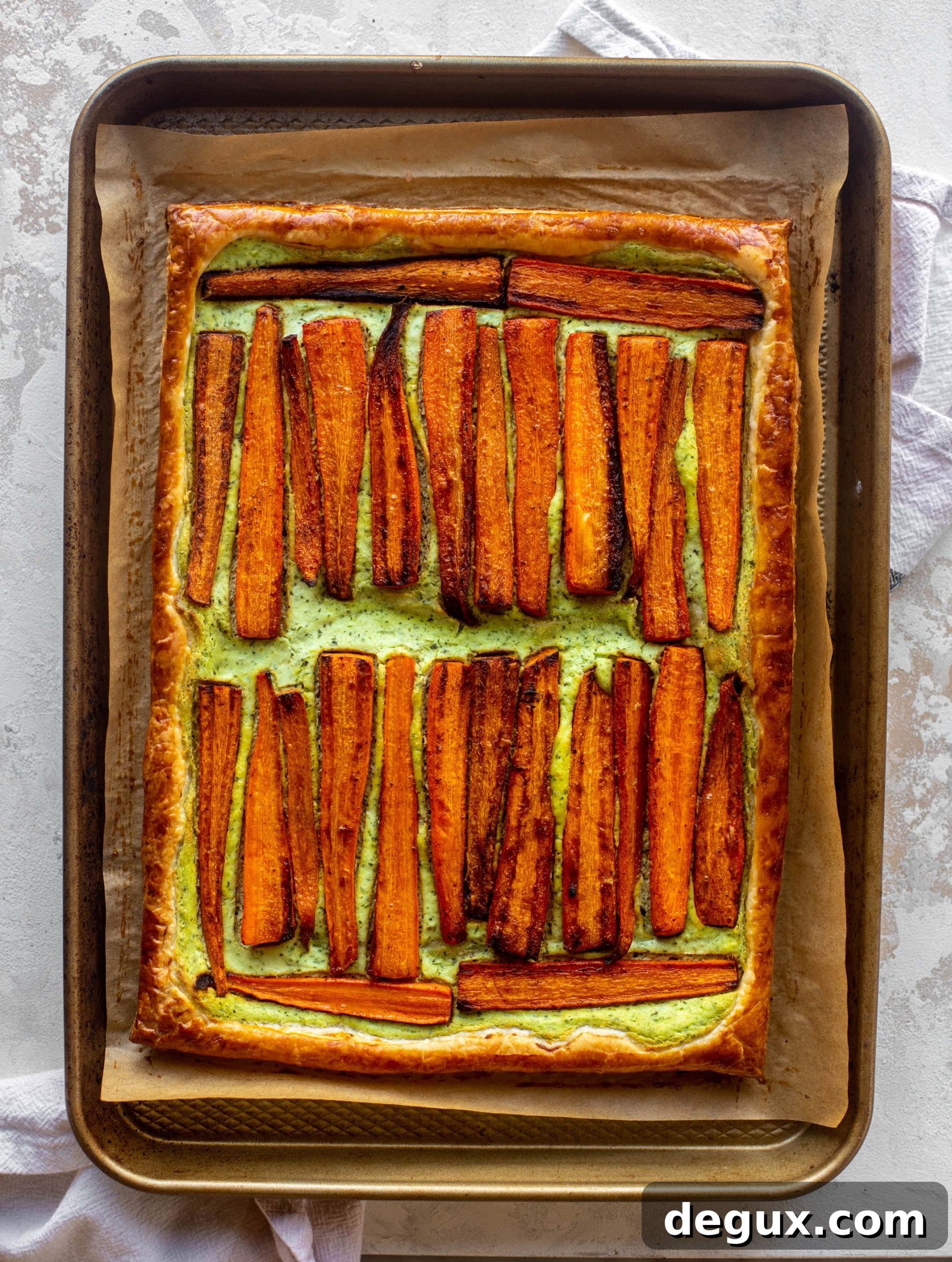 Carrot Tart with Green Goddess Ricotta Filling 8 carrot tart with green goddess ricotta