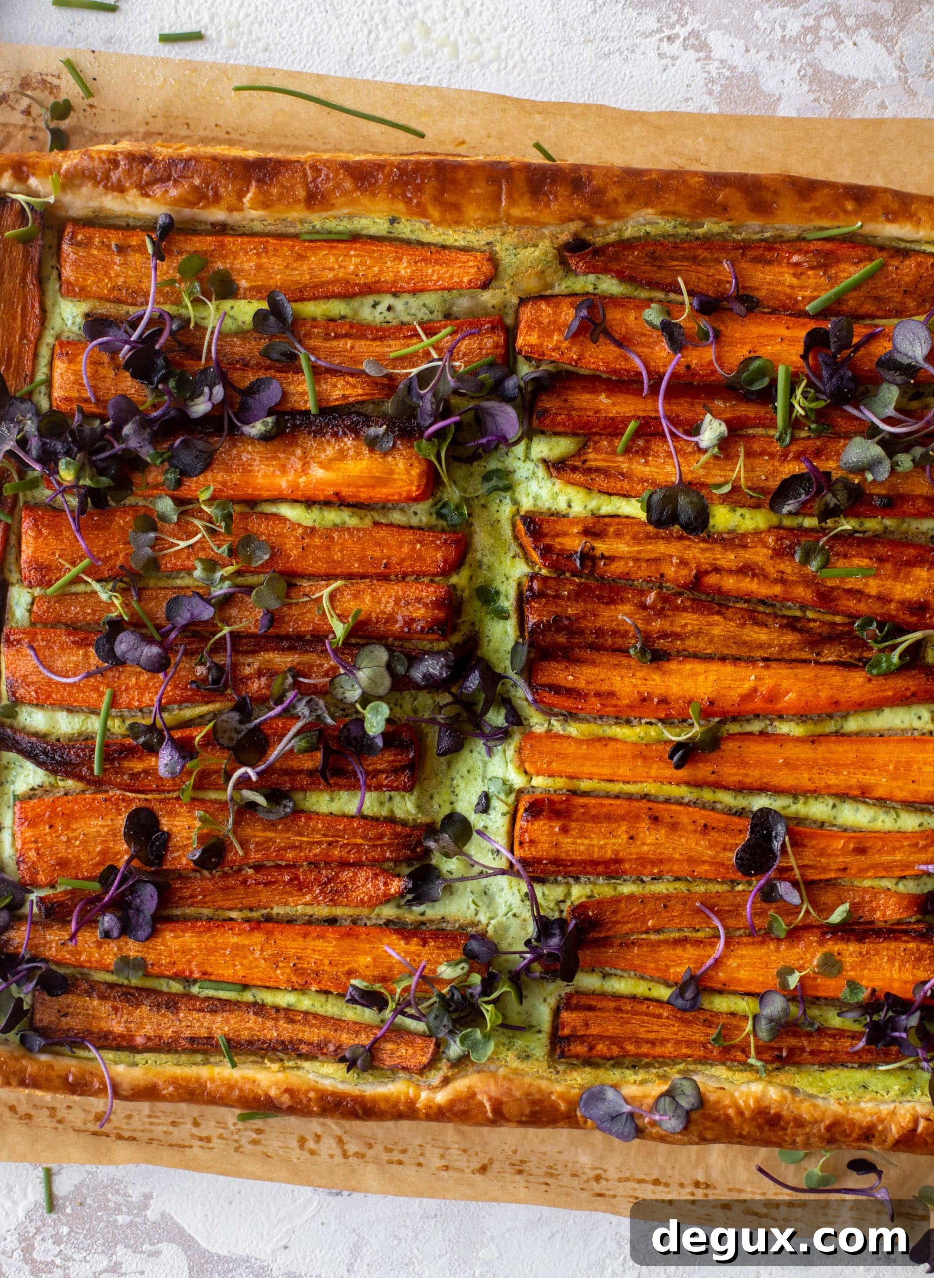 Carrot Tart with Green Goddess Ricotta Filling 9 carrot tart with green goddess ricotta