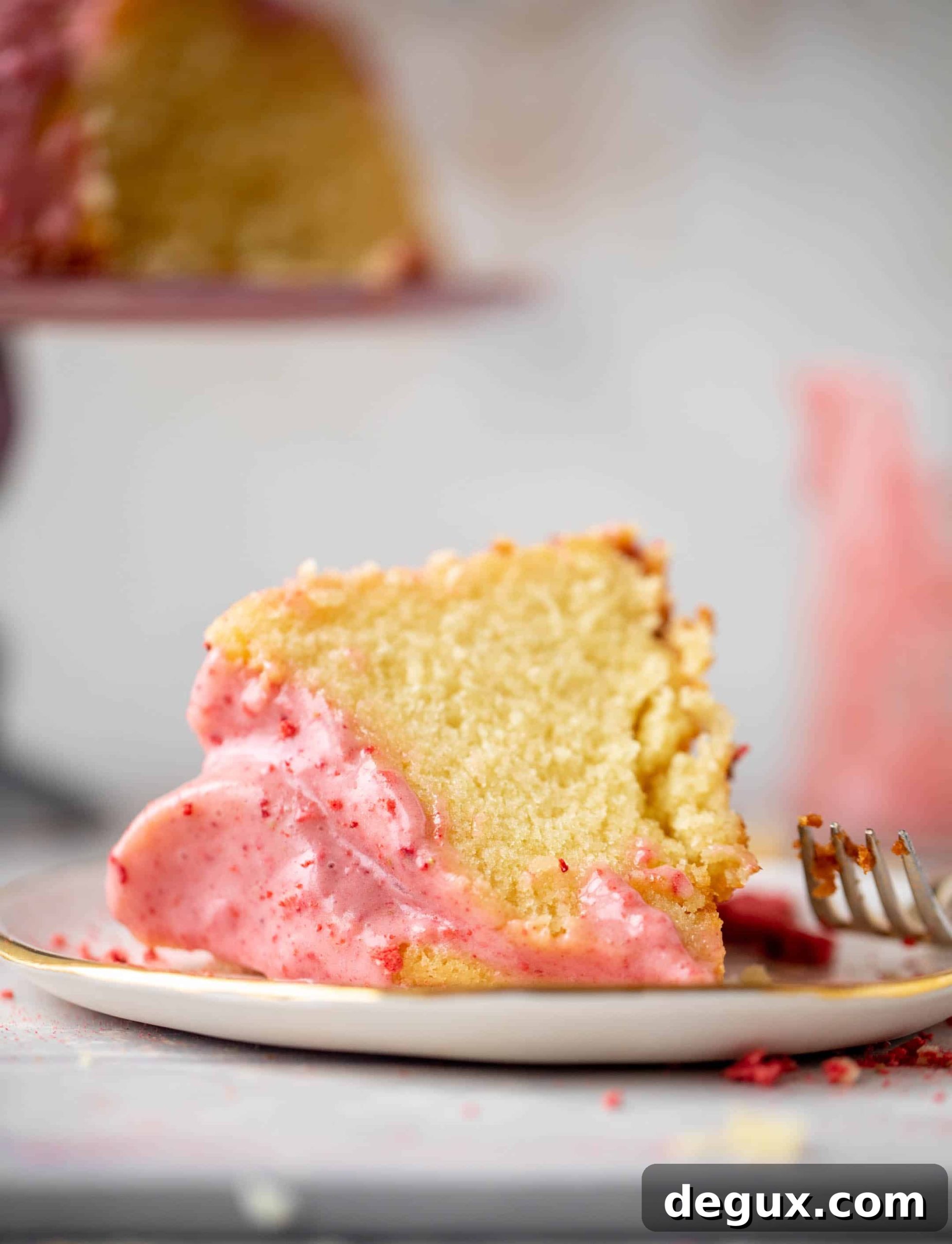 Strawberry Iced Pound Cake Recipe for Moist, Tender Loaf 11 img 86381 10 scaled