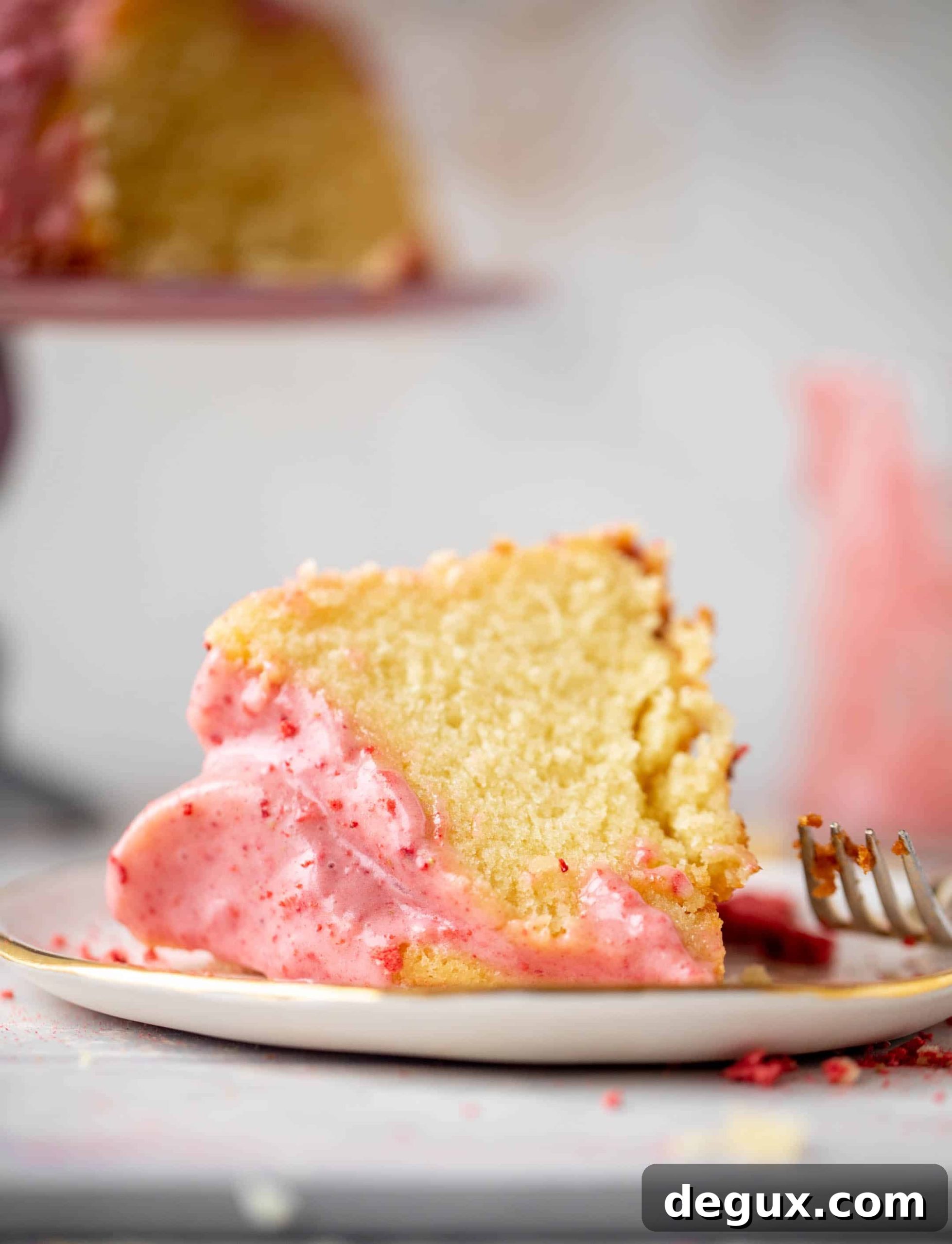 Strawberry Iced Pound Cake Recipe for Moist, Tender Loaf 13 img 86381 12 scaled