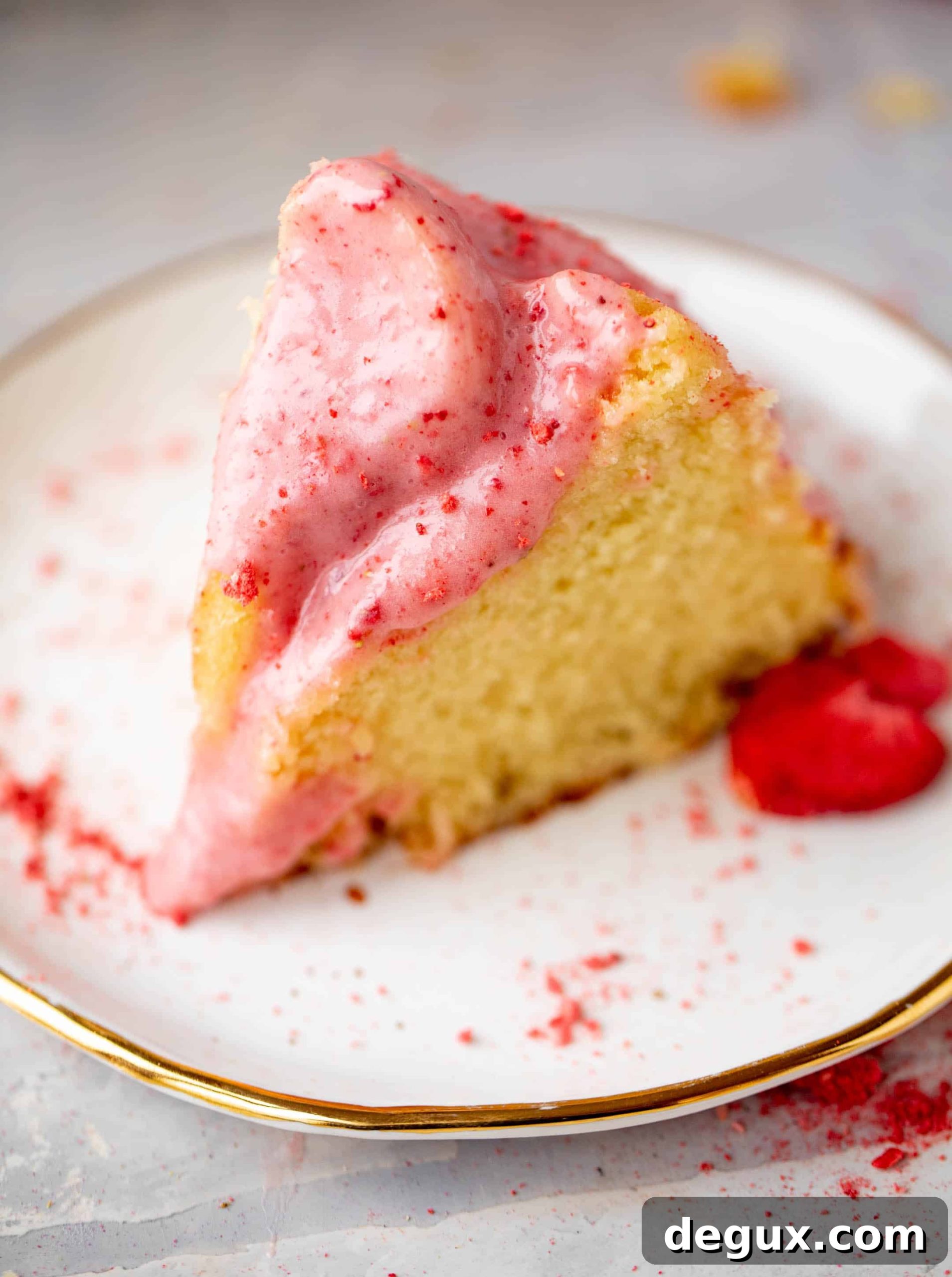 Strawberry Iced Pound Cake Recipe for Moist, Tender Loaf 10 img 86381 9 scaled