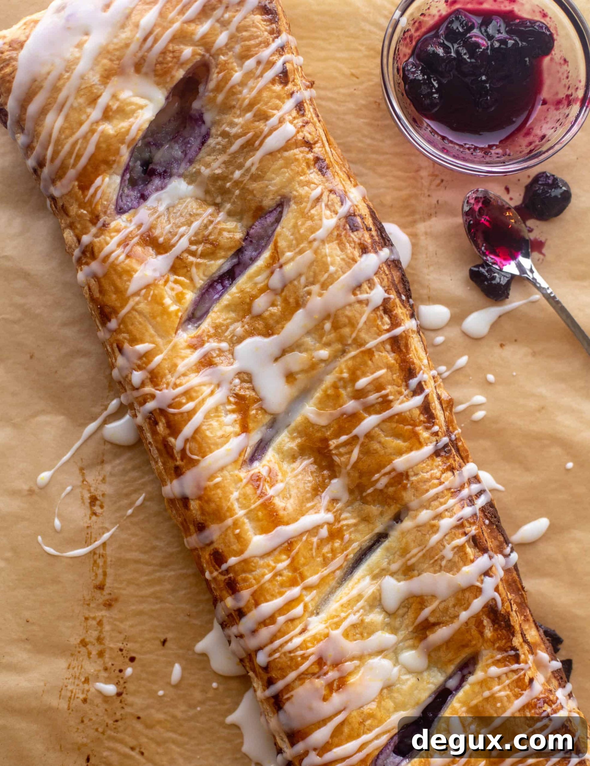 Lemon Blueberry Cheese Danish Recipe: Flaky, Creamy Pastry Tutorial 8 lemon blueberry cheese danish