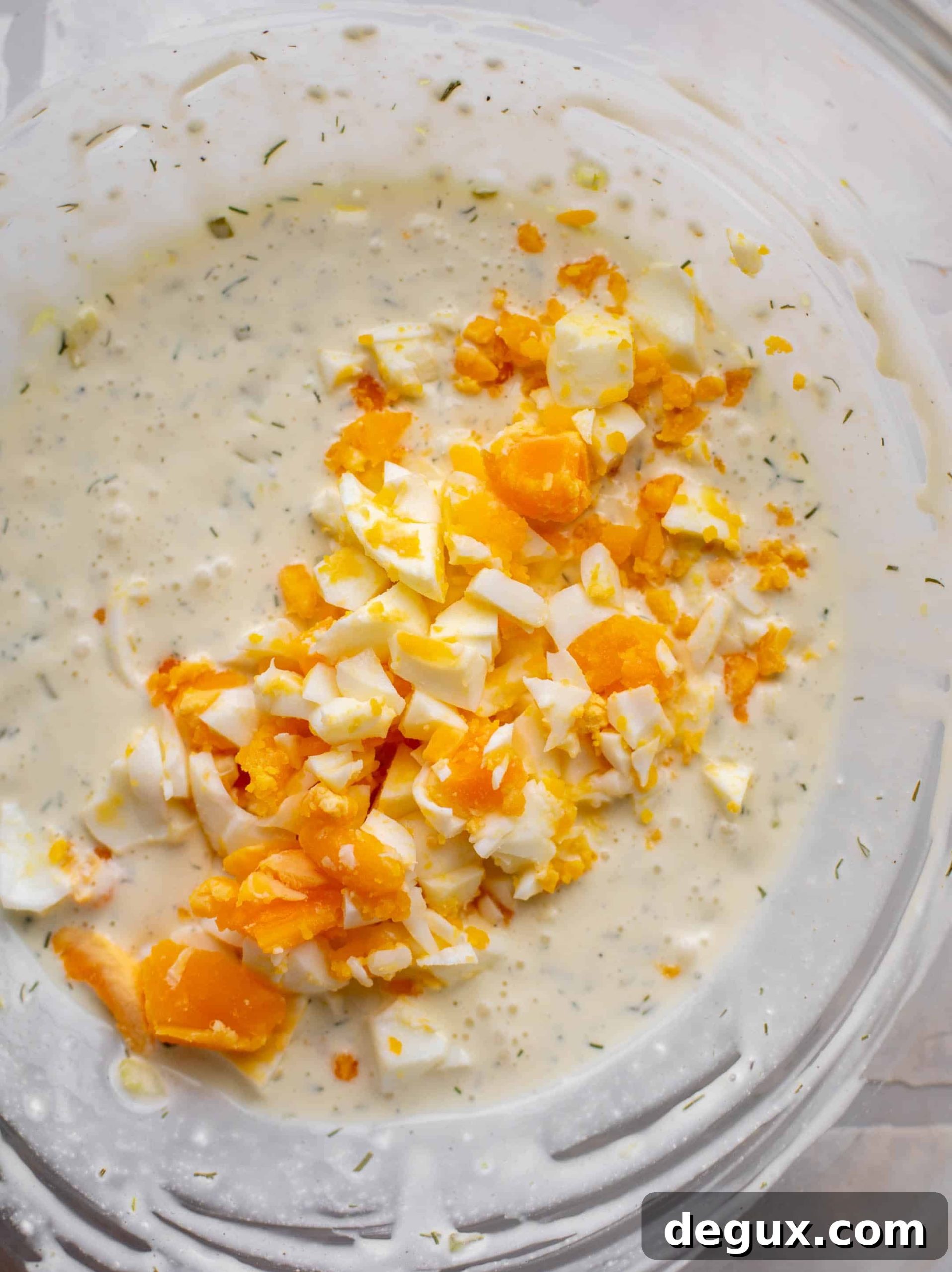 pickle lovers' egg salad