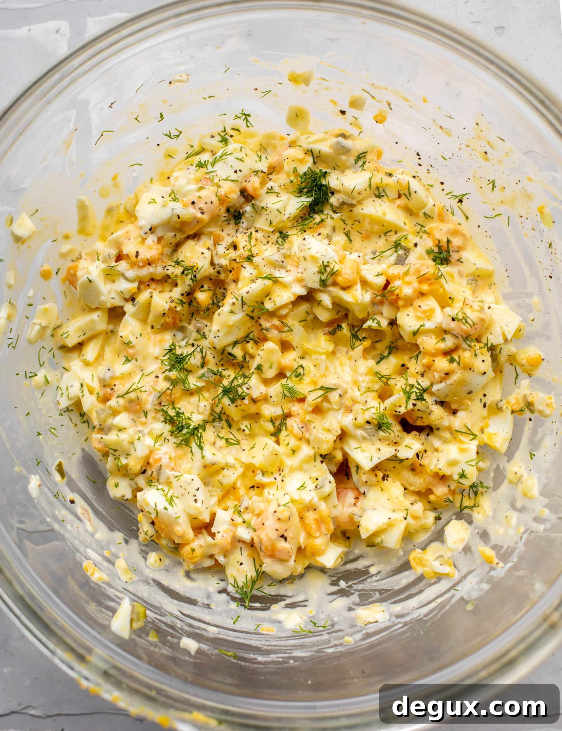 pickle lovers' egg salad