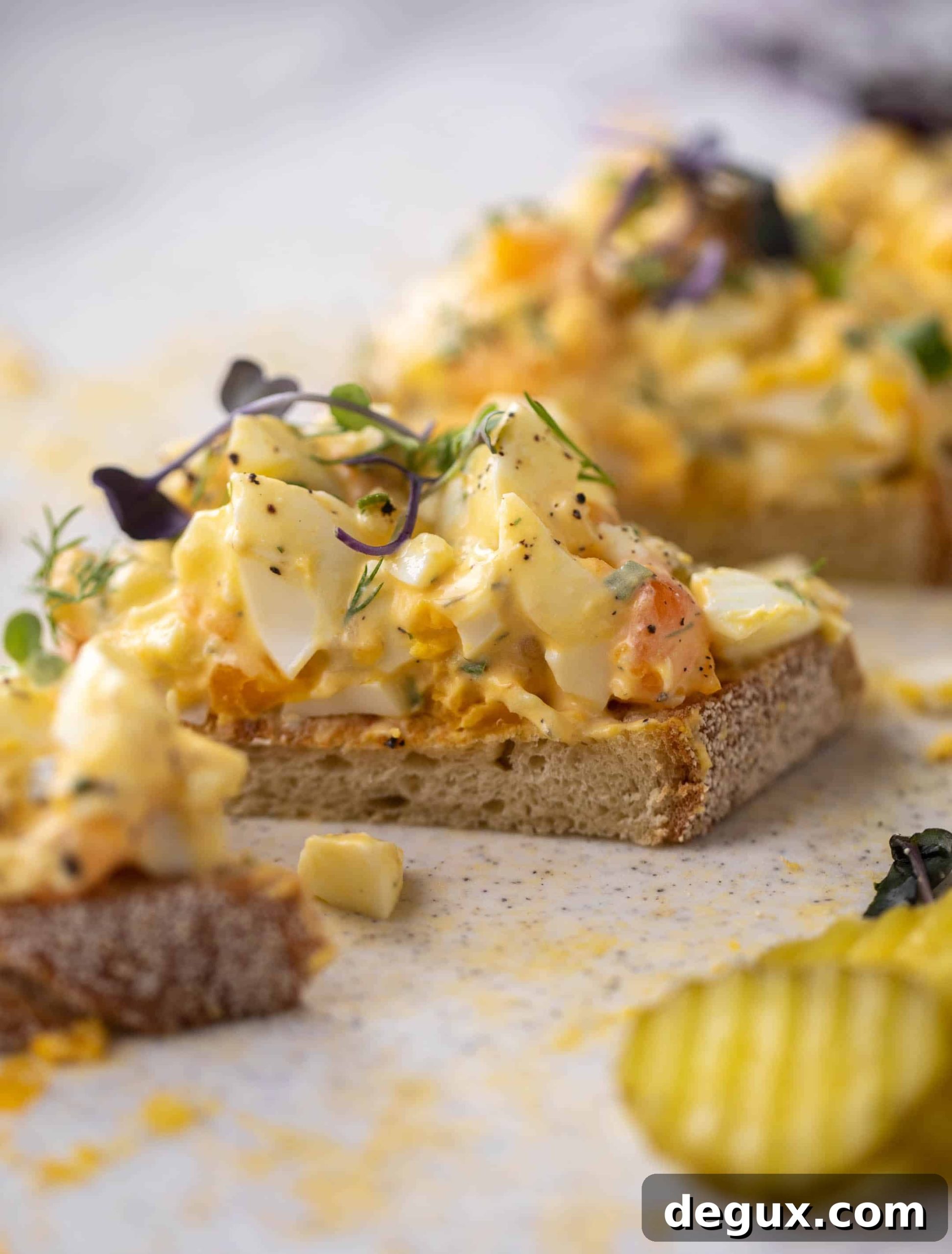 pickle lovers' egg salad