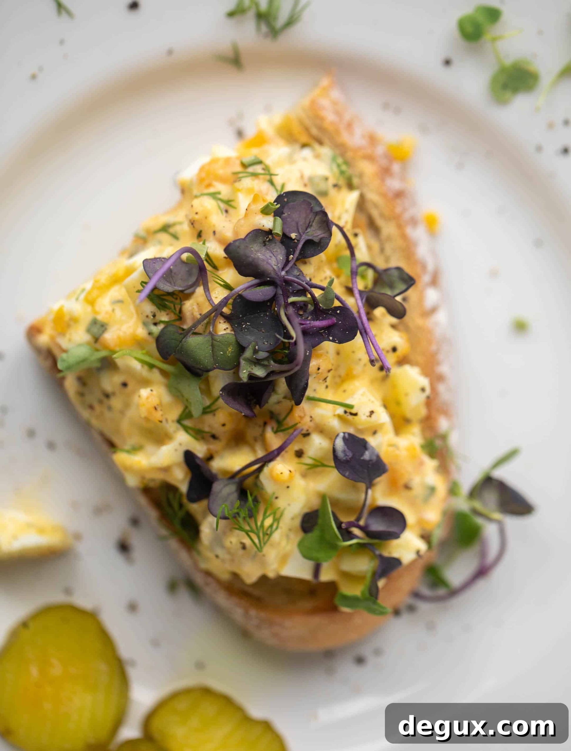 pickle lovers' egg salad