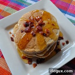Apple Bacon Pancakes