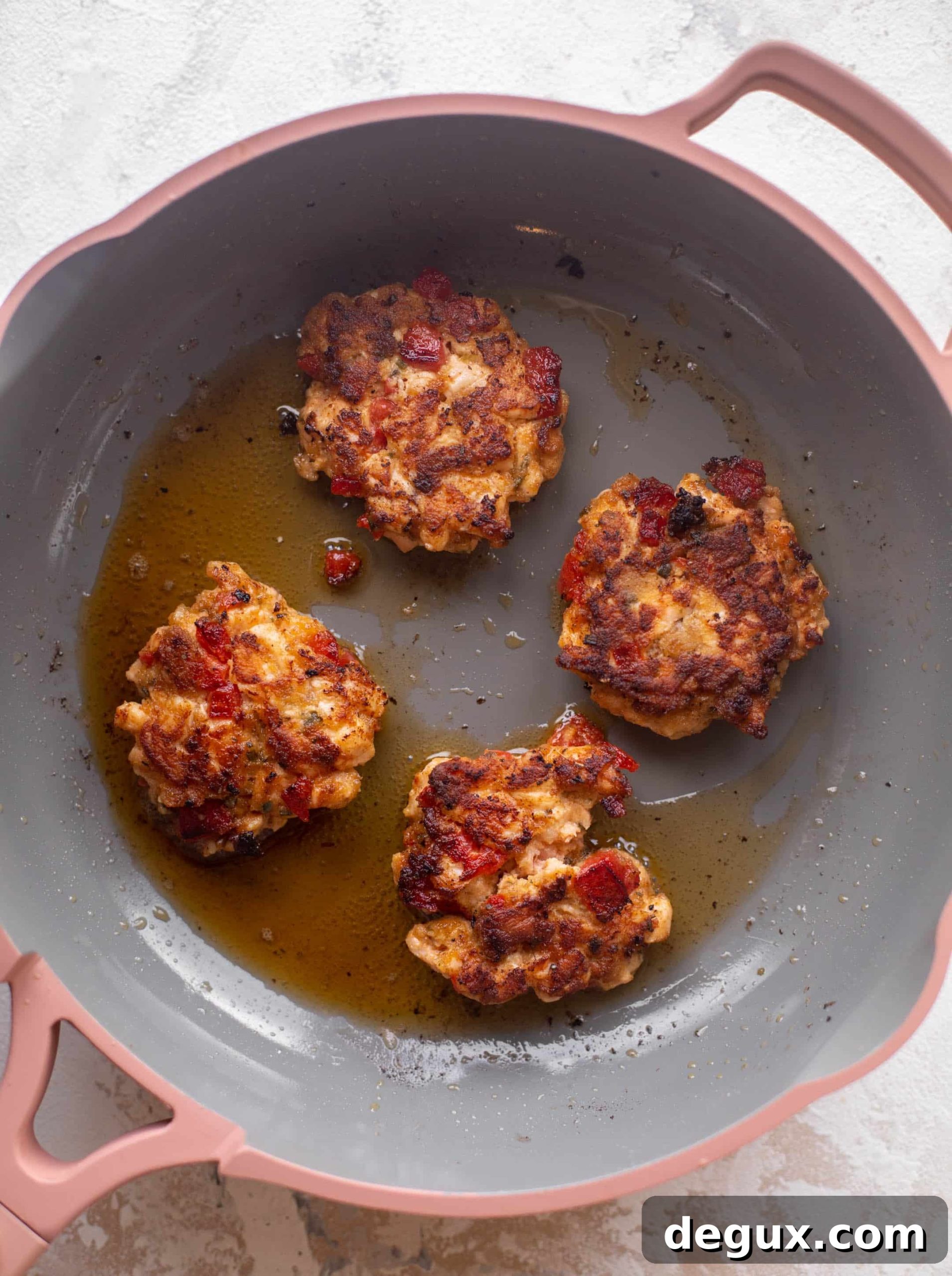 cooking salmon fritters