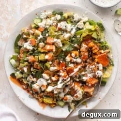 Spicy Buffalo Chicken Chopped Salad with Creamy Ranch Drizzle 11 img 86709 10