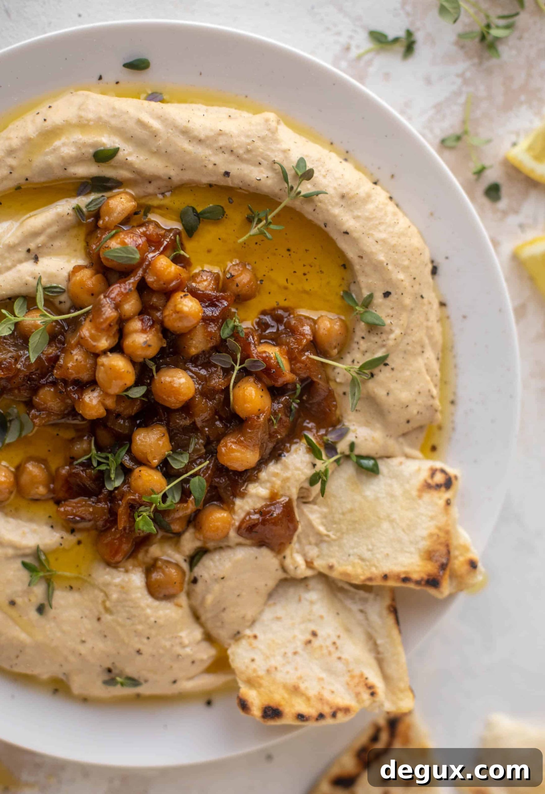 Caramelized Onion Hummus Recipe — Creamy, Savory Spread 9 caramelized onion hummus