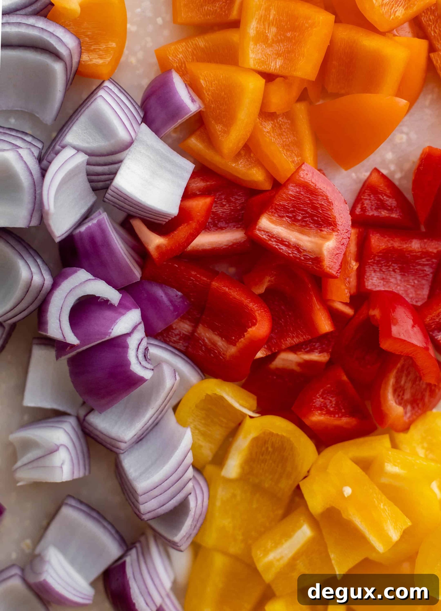 bell peppers and onions