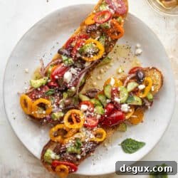 Grilled Garlic Baguettes with Fresh Greek Salad Pairing 12 img 87153 11