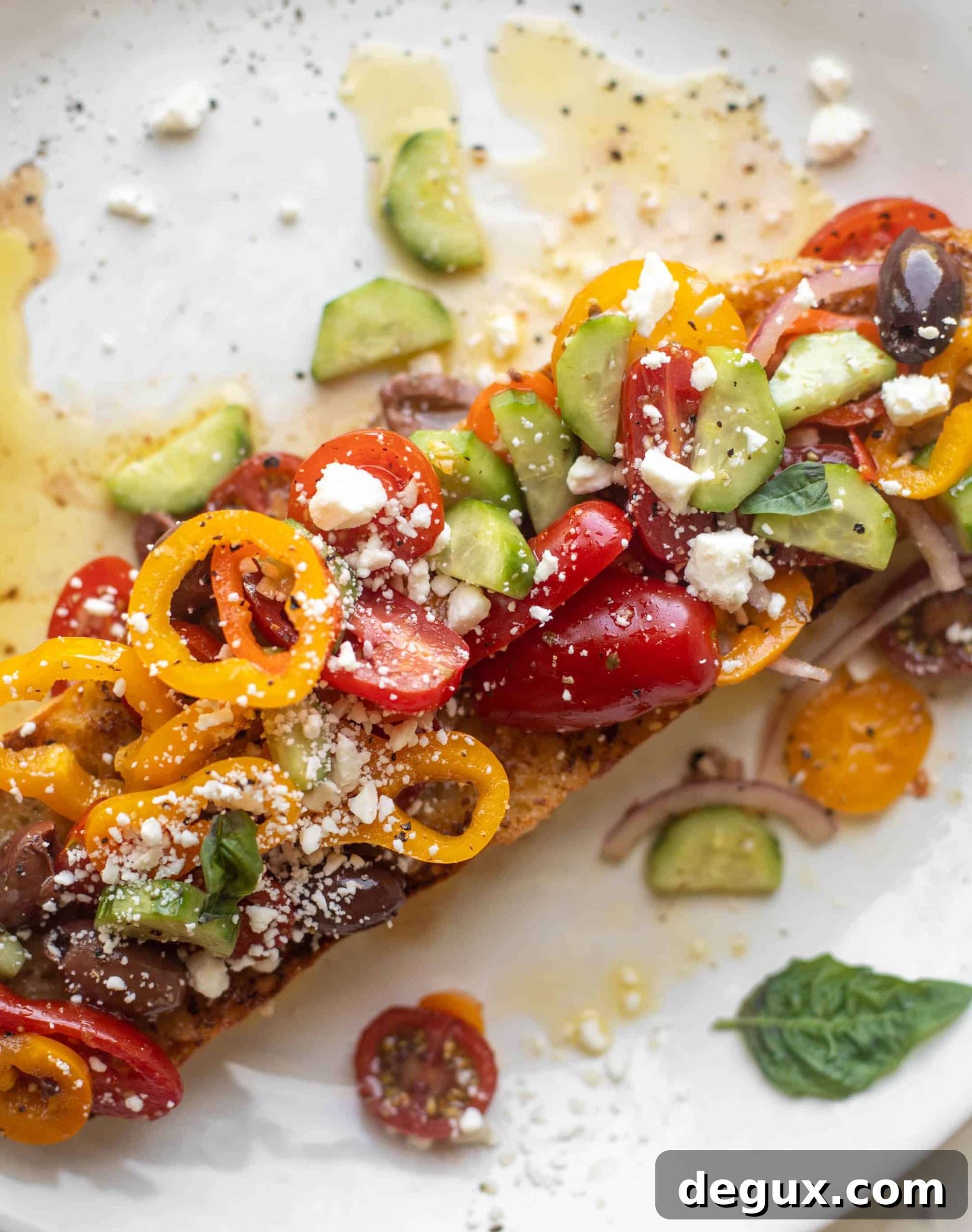 Grilled Garlic Baguettes with Fresh Greek Salad Pairing 10 grilled garlic baguettes with greek salad