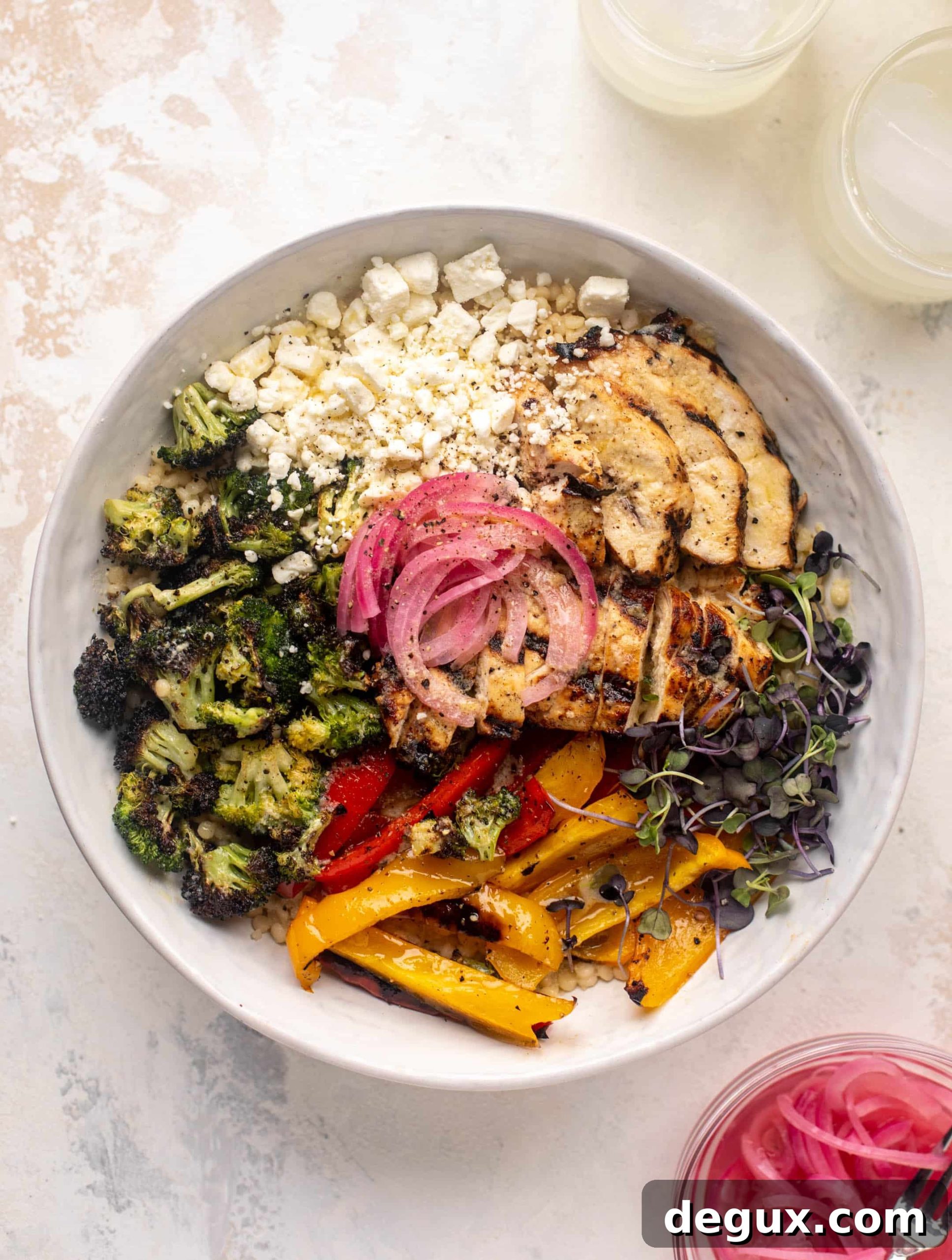 Grilled Lemon Chicken Bowls with Zesty Lemonade Marinade 7 grilled lemonade chicken bowls