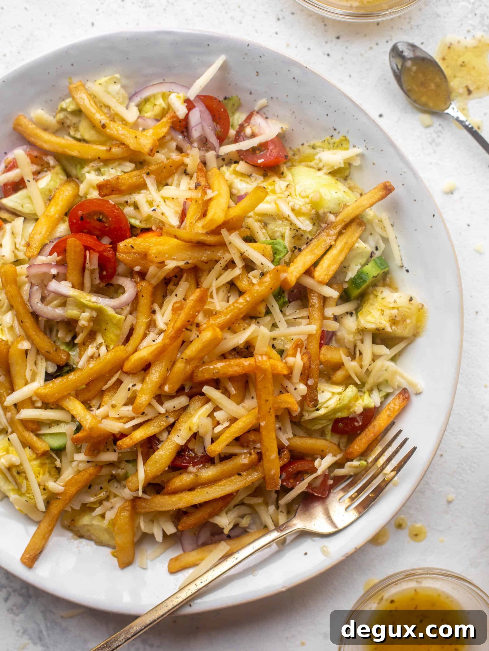 pittsburgh salad with best italian dressing