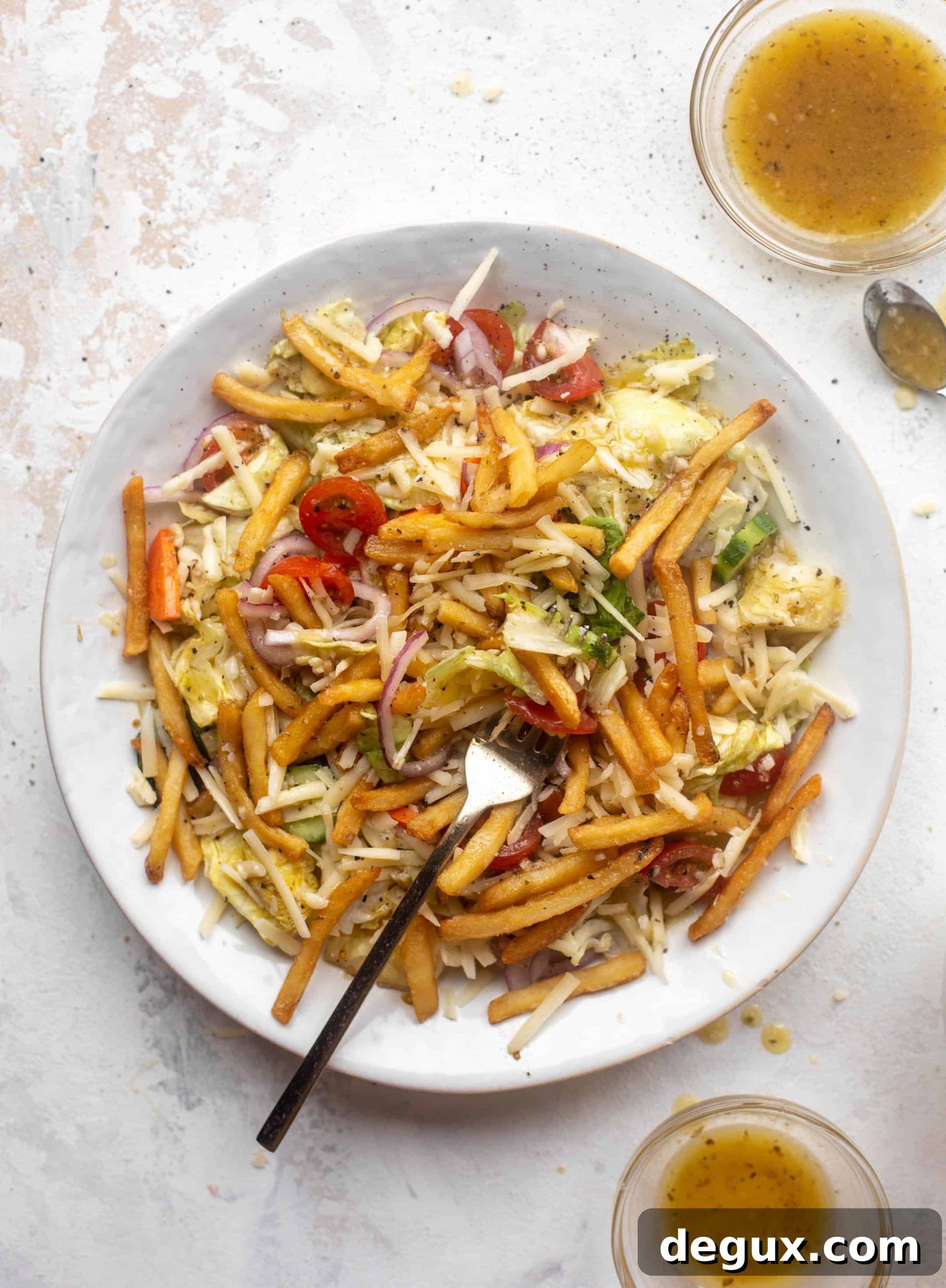 pittsburgh salad with best italian dressing