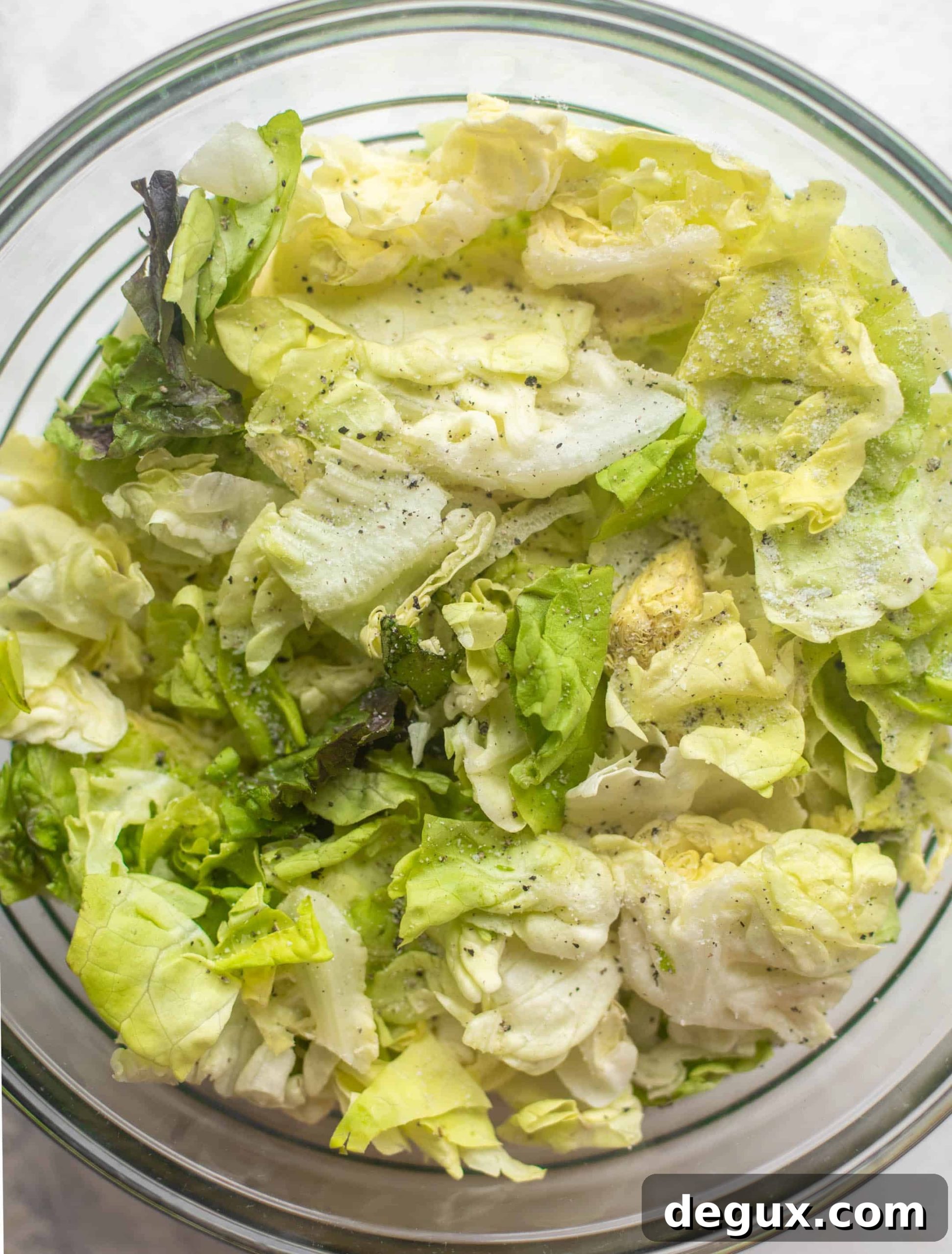 iceberg and butter lettuce