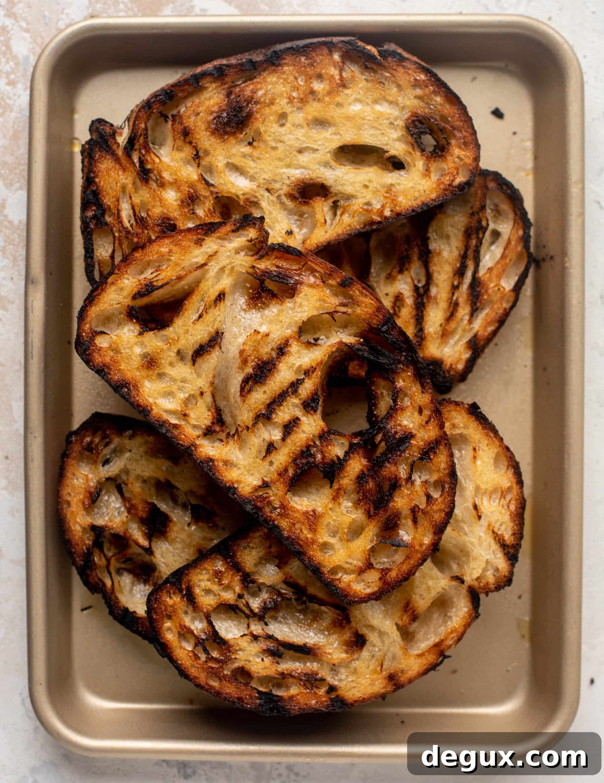 grilled sourdough