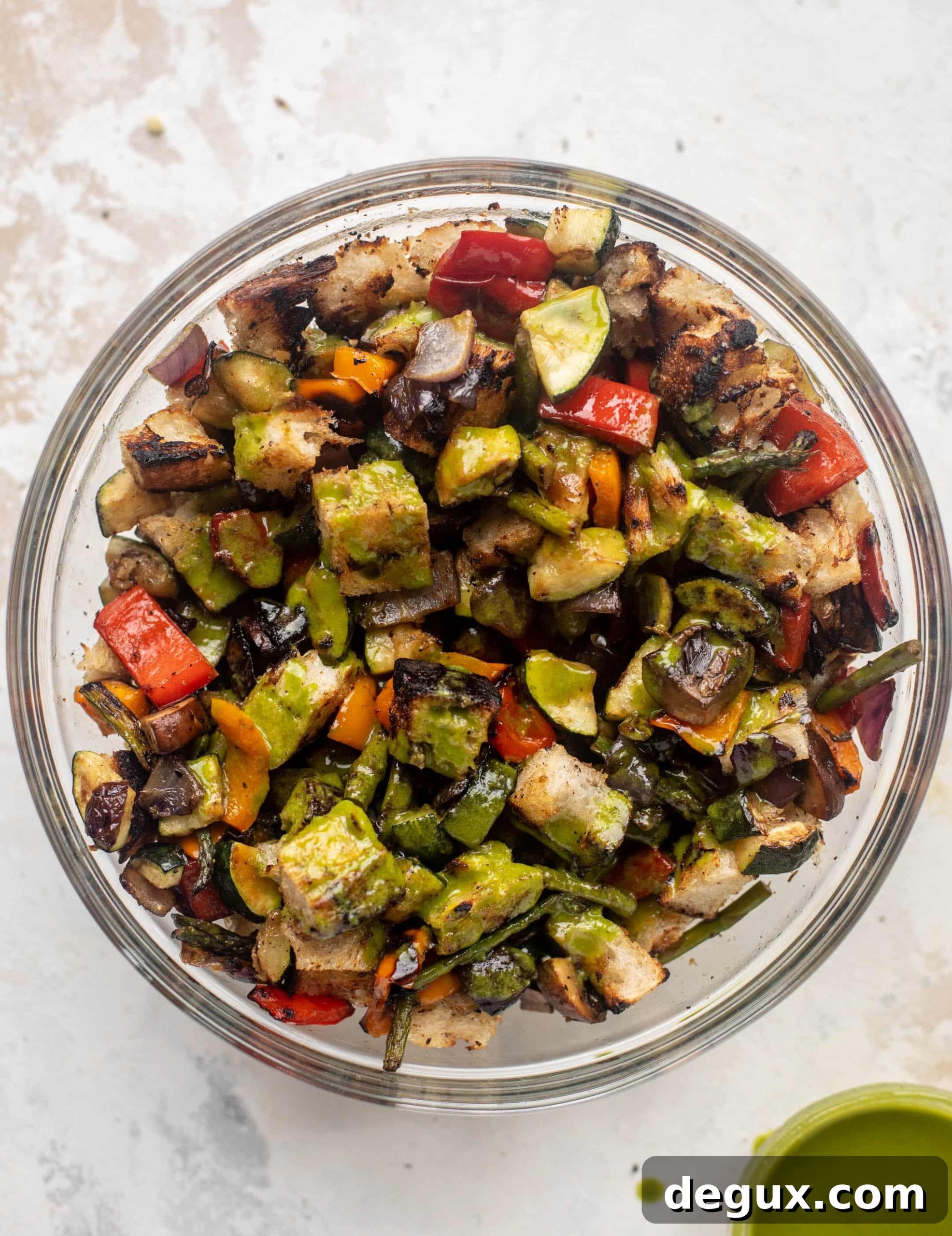 grilled vegetable panzanella