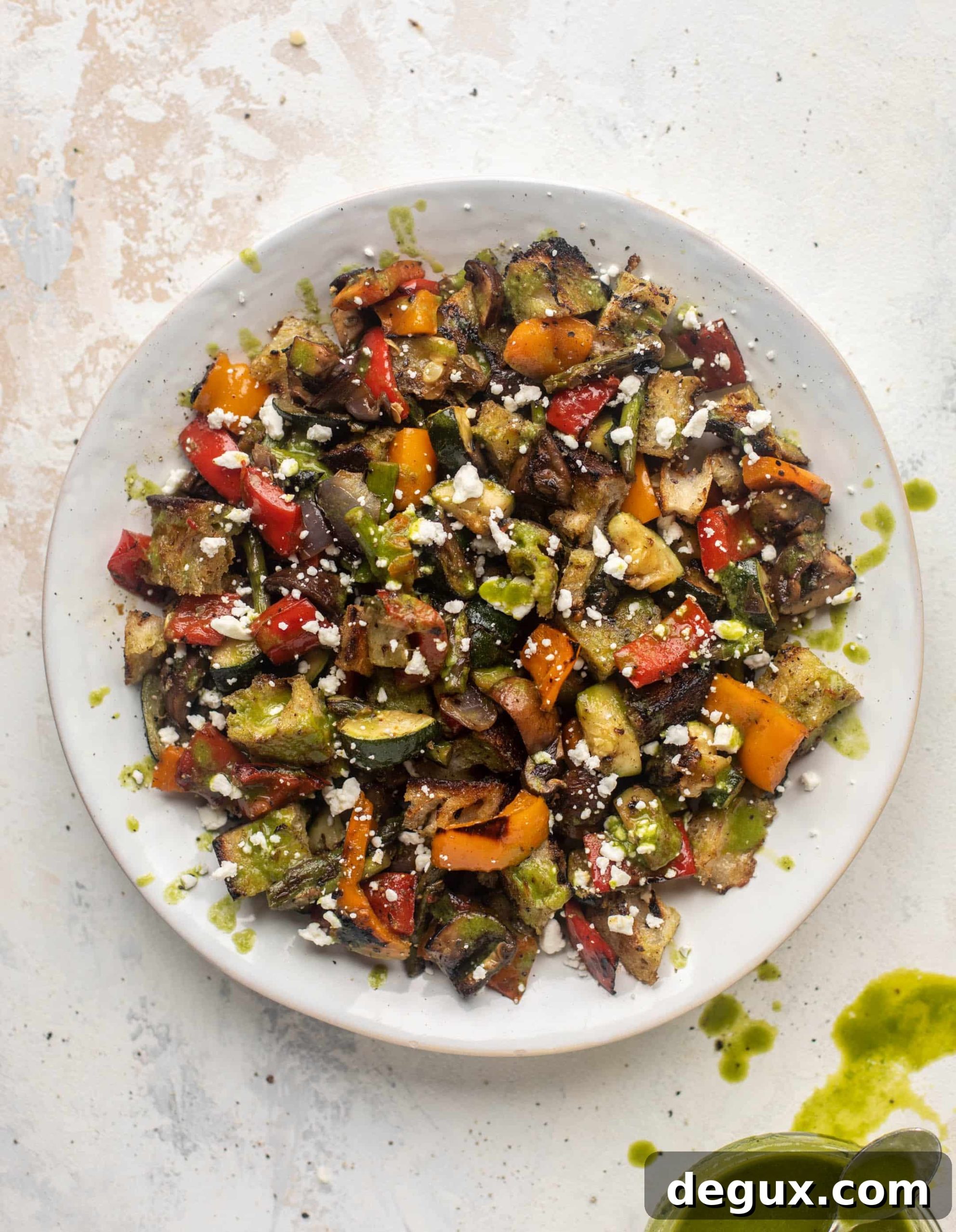 grilled vegetable panzanella
