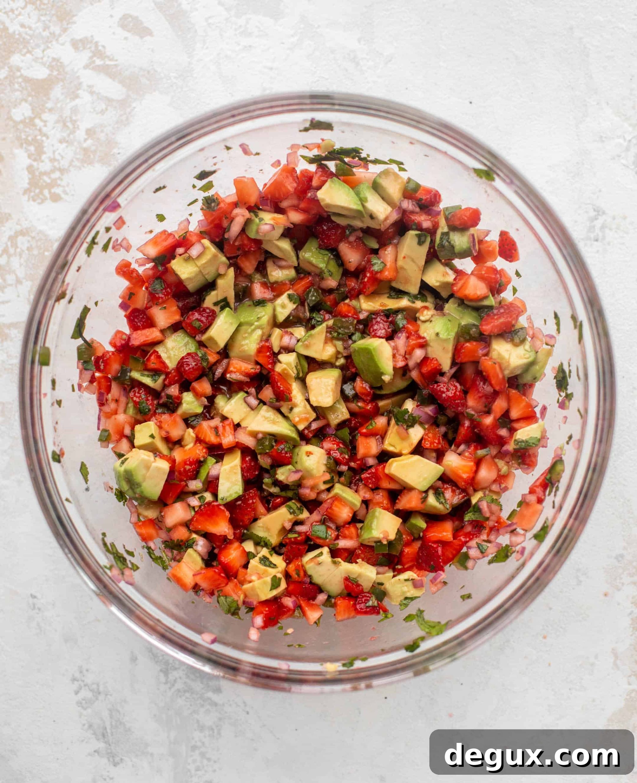 spicy strawberry avocado salsa