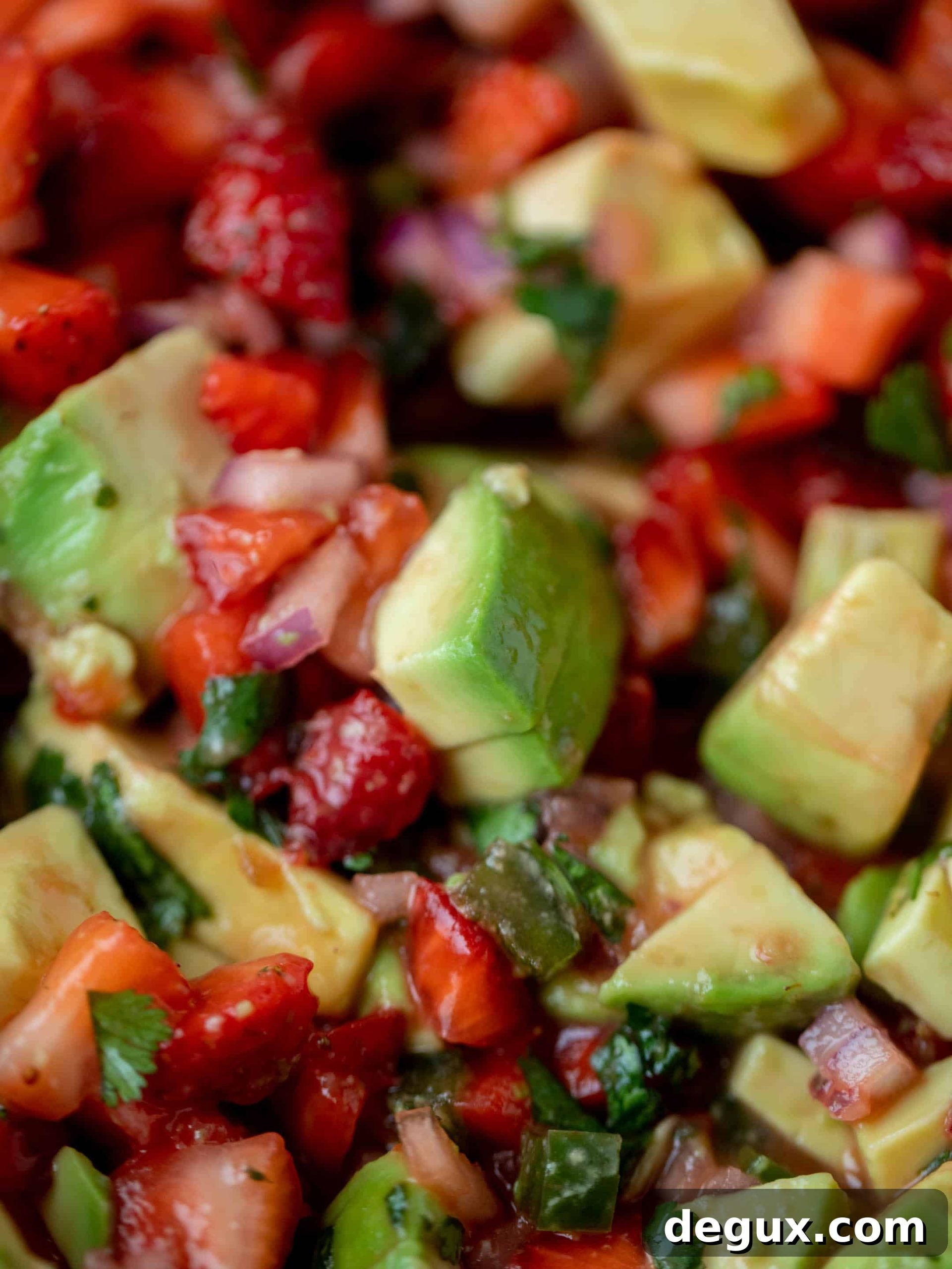 spicy strawberry avocado salsa