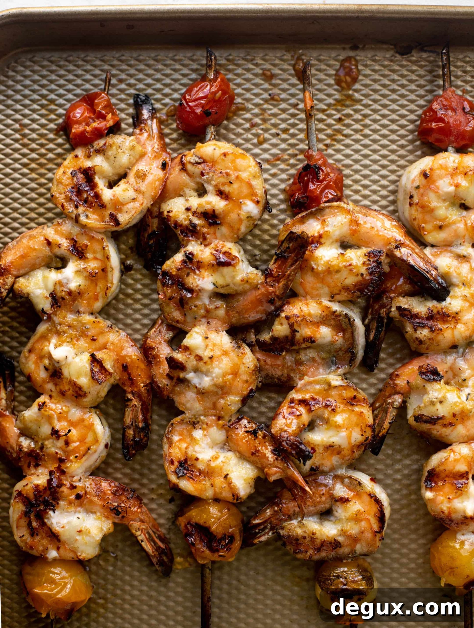 Grilled Lemon Shrimp with Pesto Couscous Recipe 6 grilled shrimp skewers