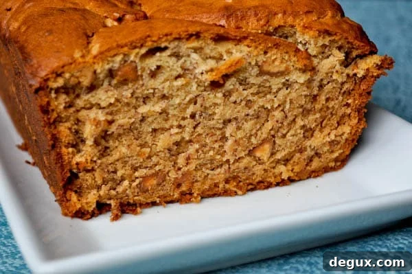 Slices of Peanut Butter Banana Bread
