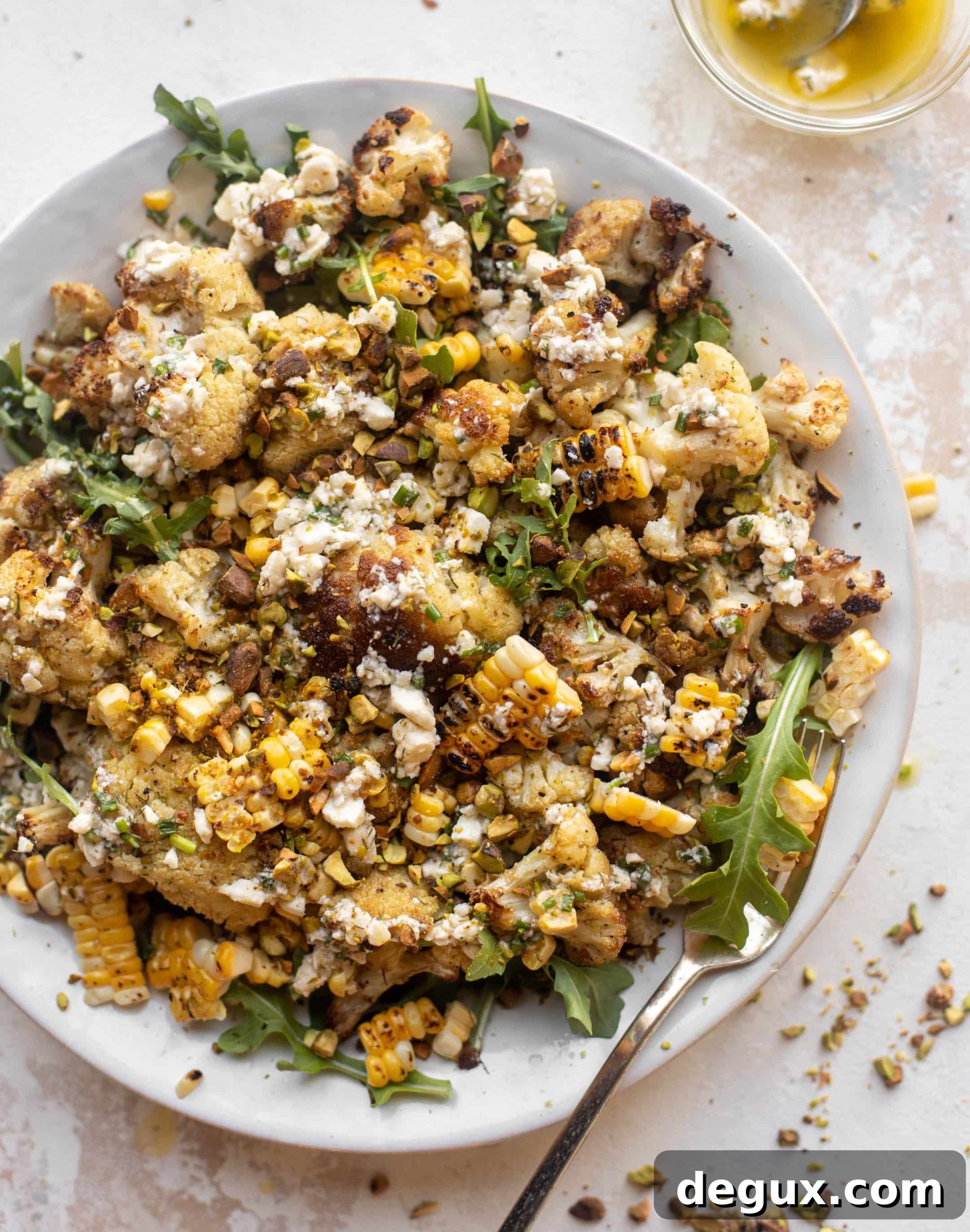 grilled cauliflower salad