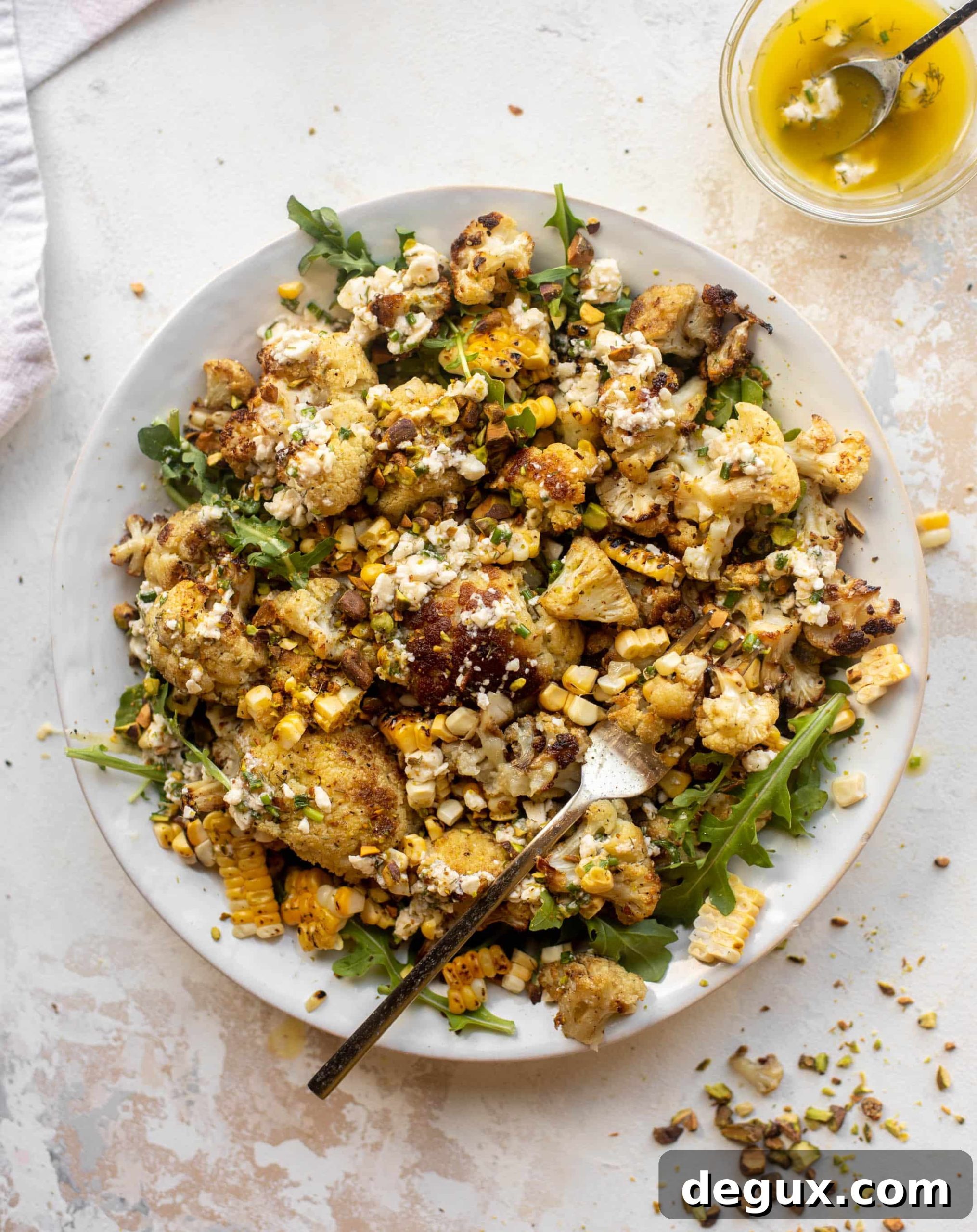grilled cauliflower salad