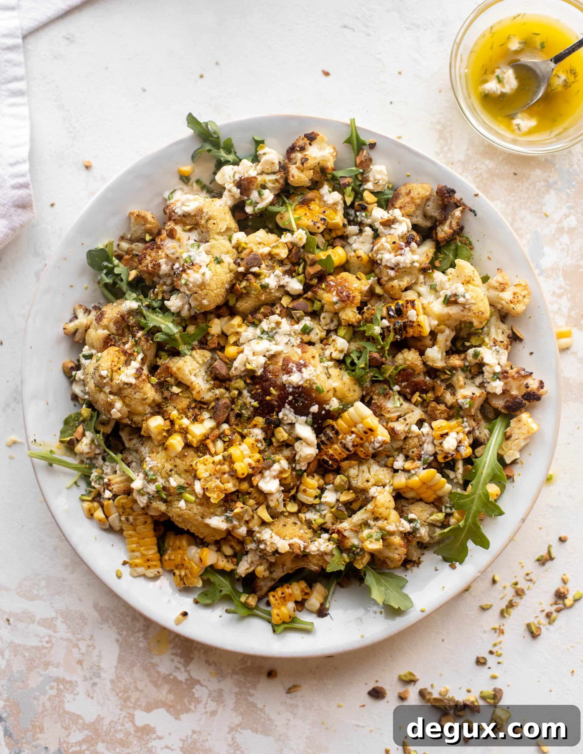 grilled cauliflower salad