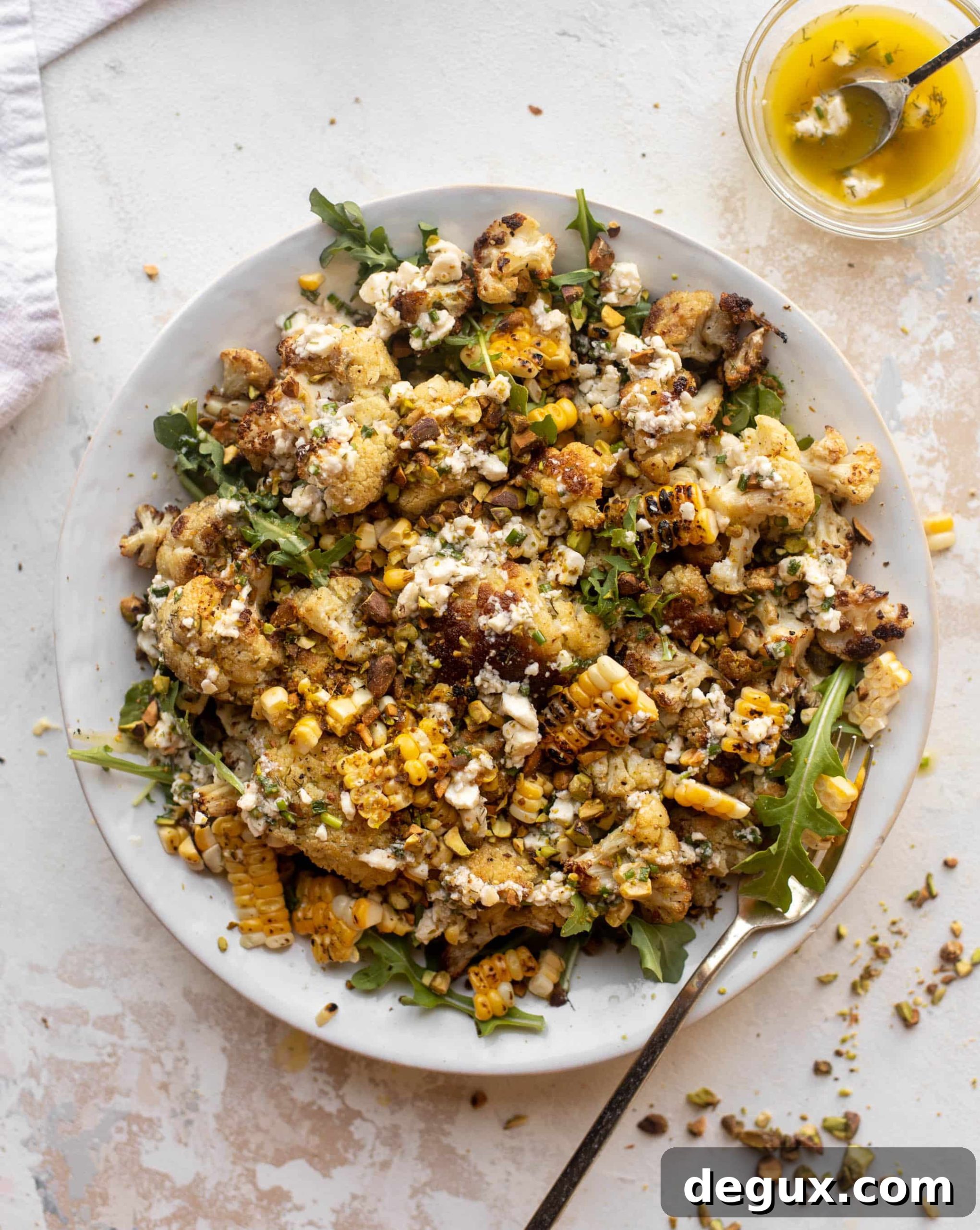 grilled cauliflower salad