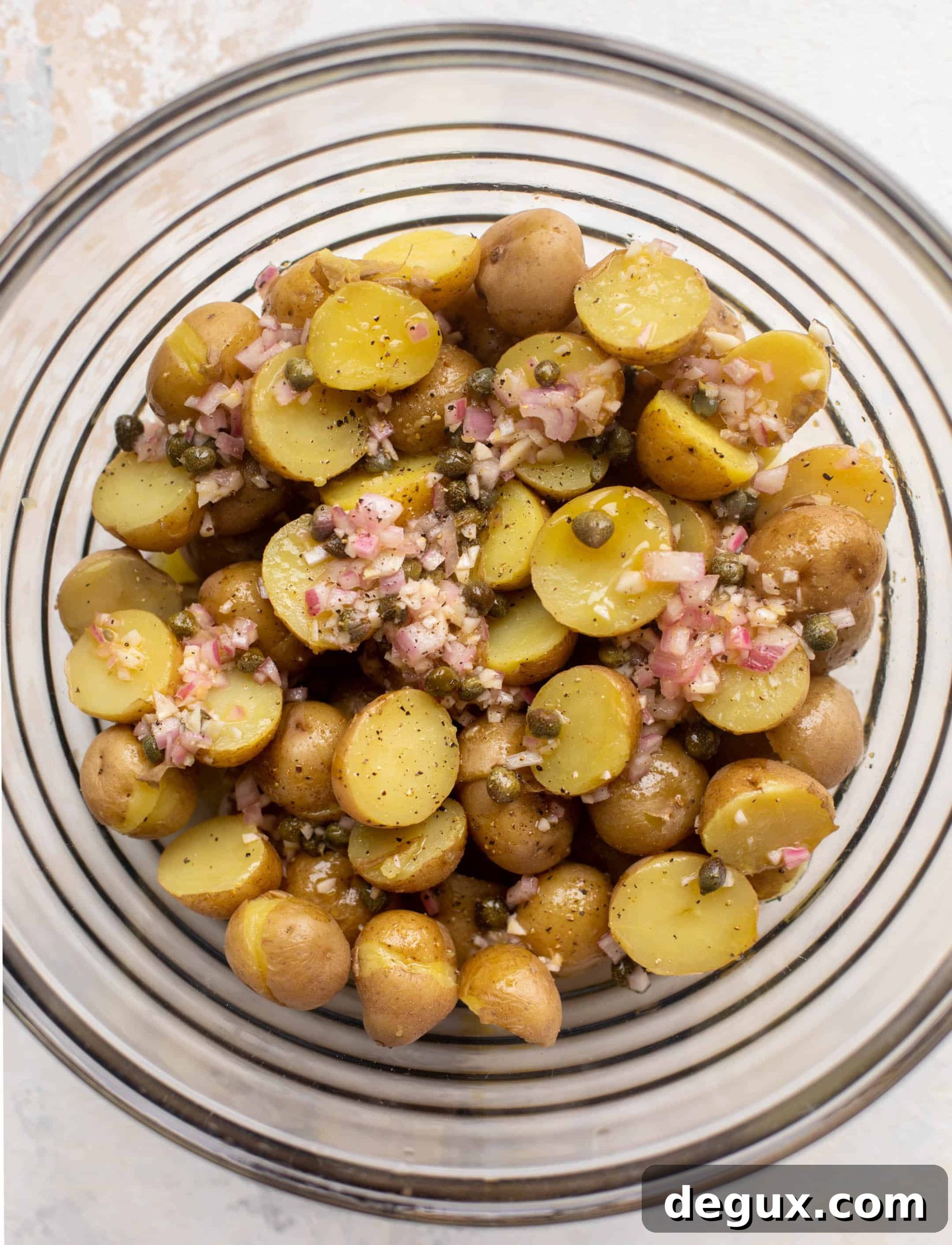 Potato Salad with Lemon Piccata Vinaigrette 5 potato salad with piccata vinaigrette