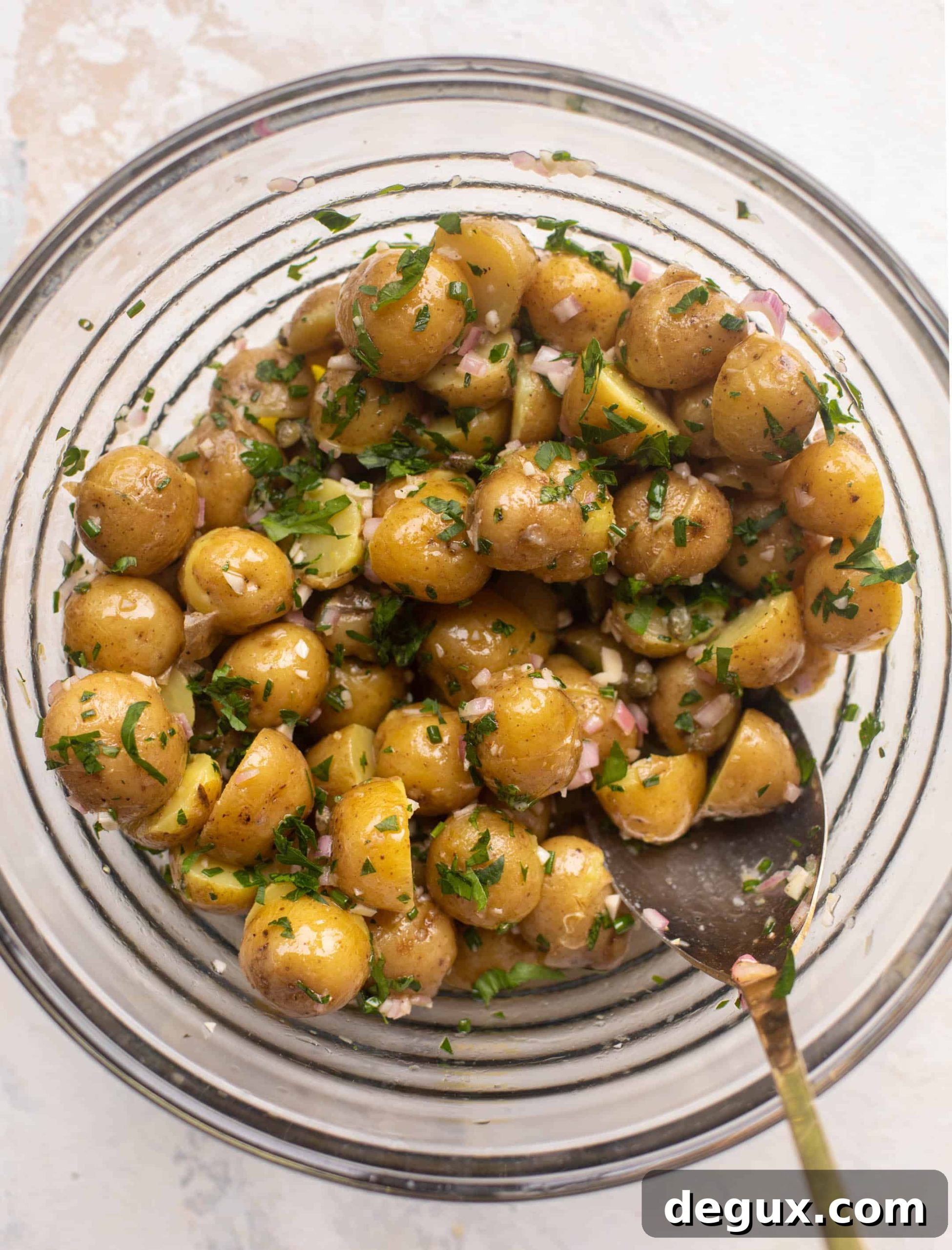 Potato Salad with Lemon Piccata Vinaigrette 6 potato salad with piccata vinaigrette