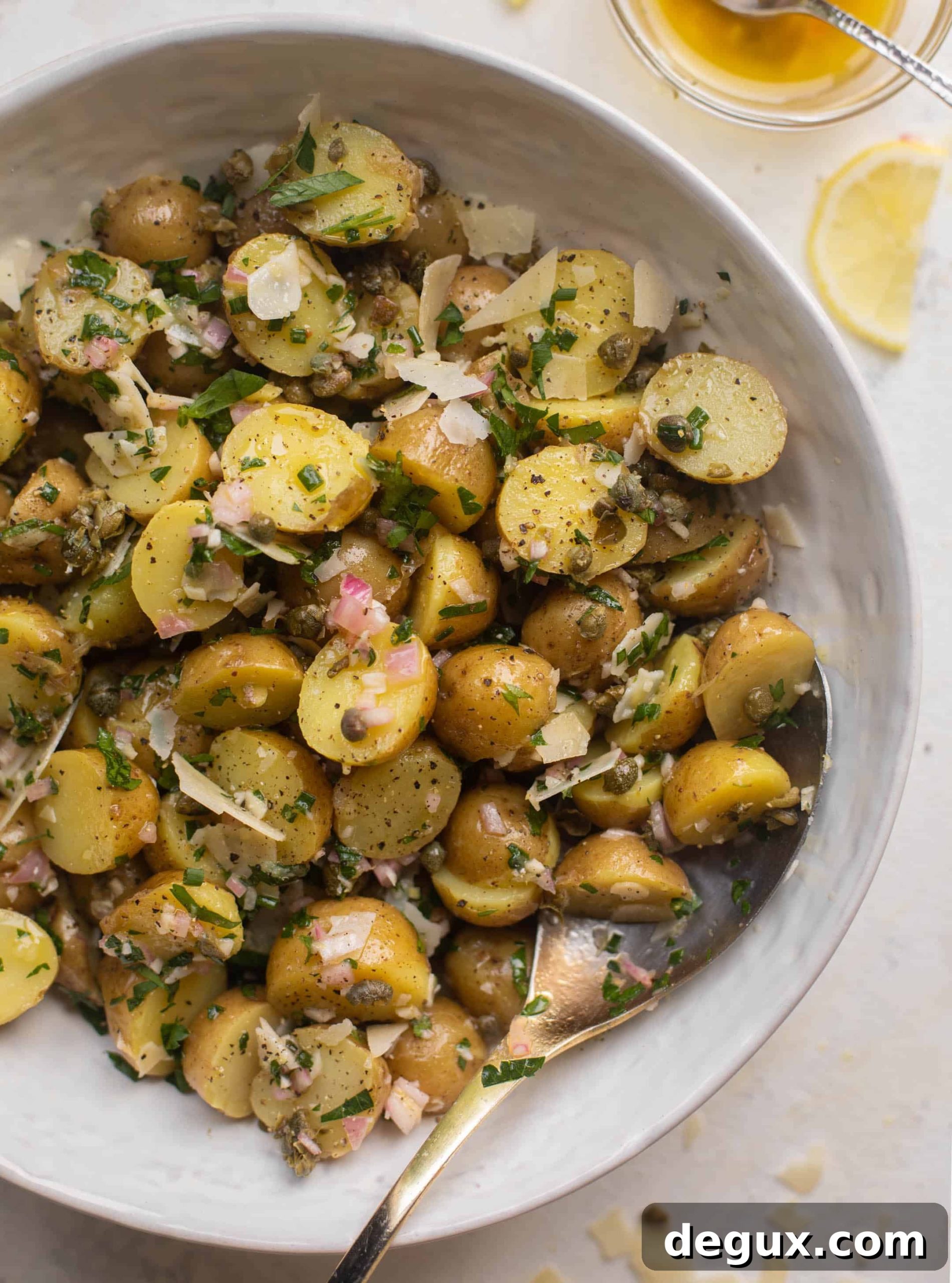Potato Salad with Lemon Piccata Vinaigrette 9 potato salad with piccata vinaigrette