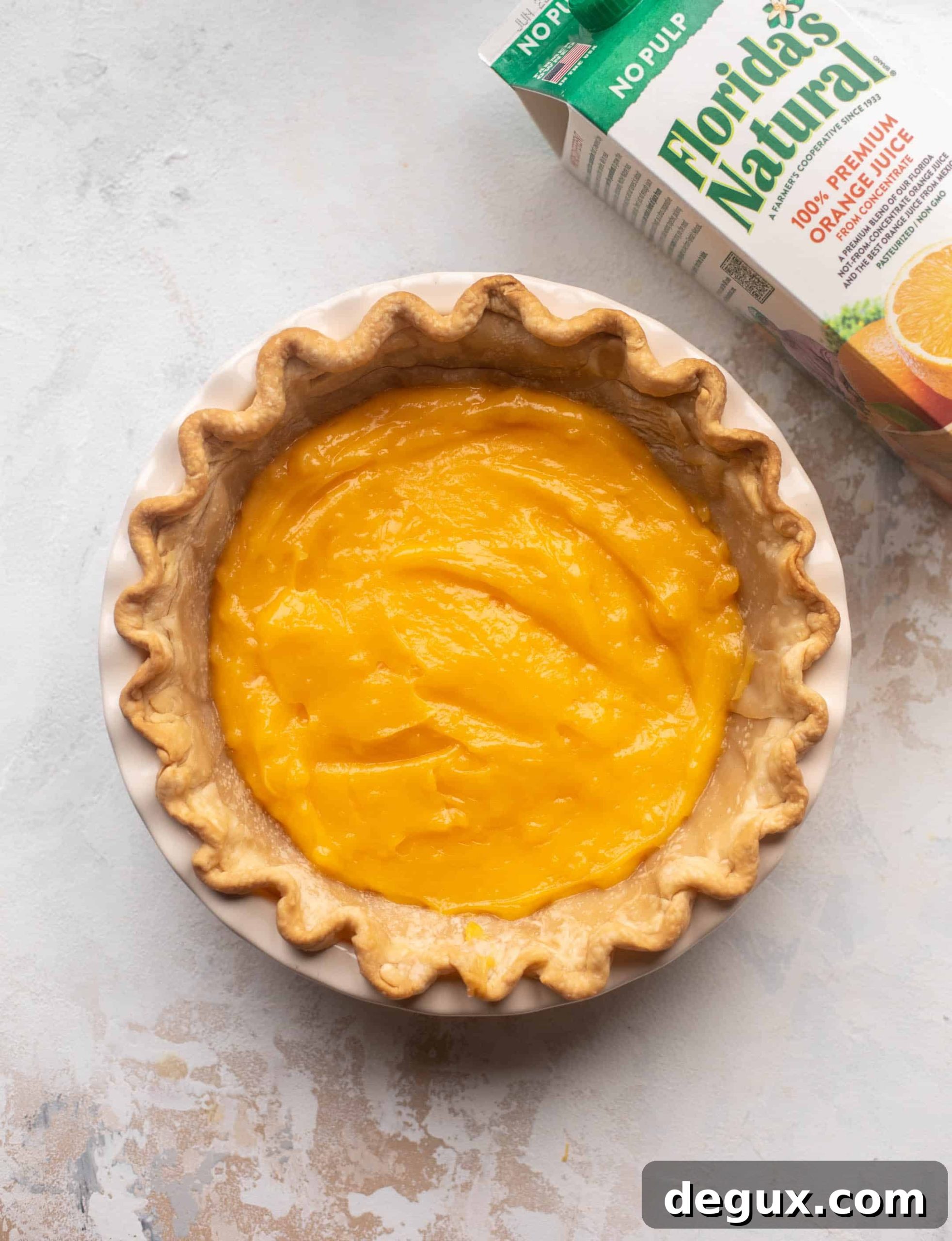 orange meringue pie