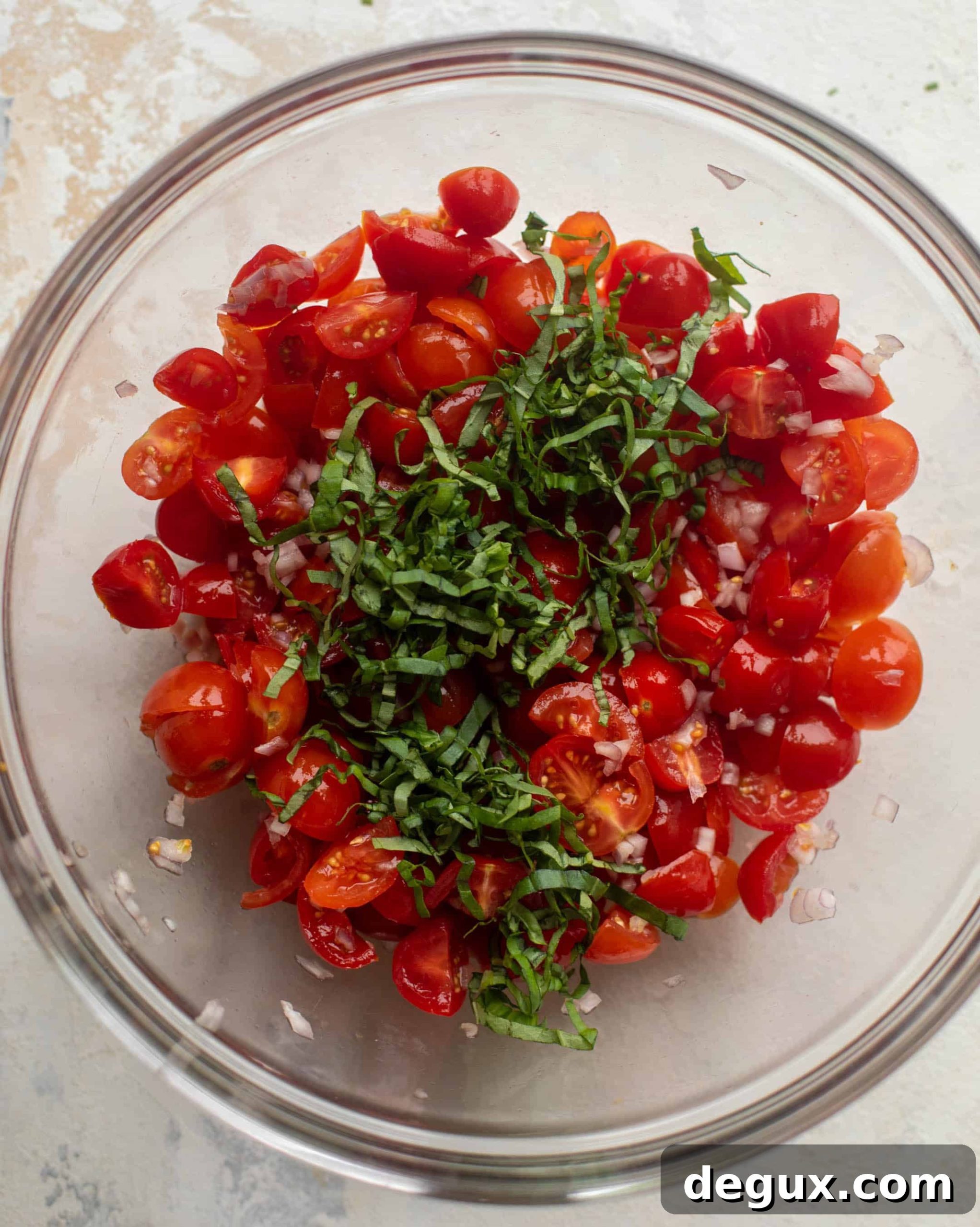 tomatoes and basil