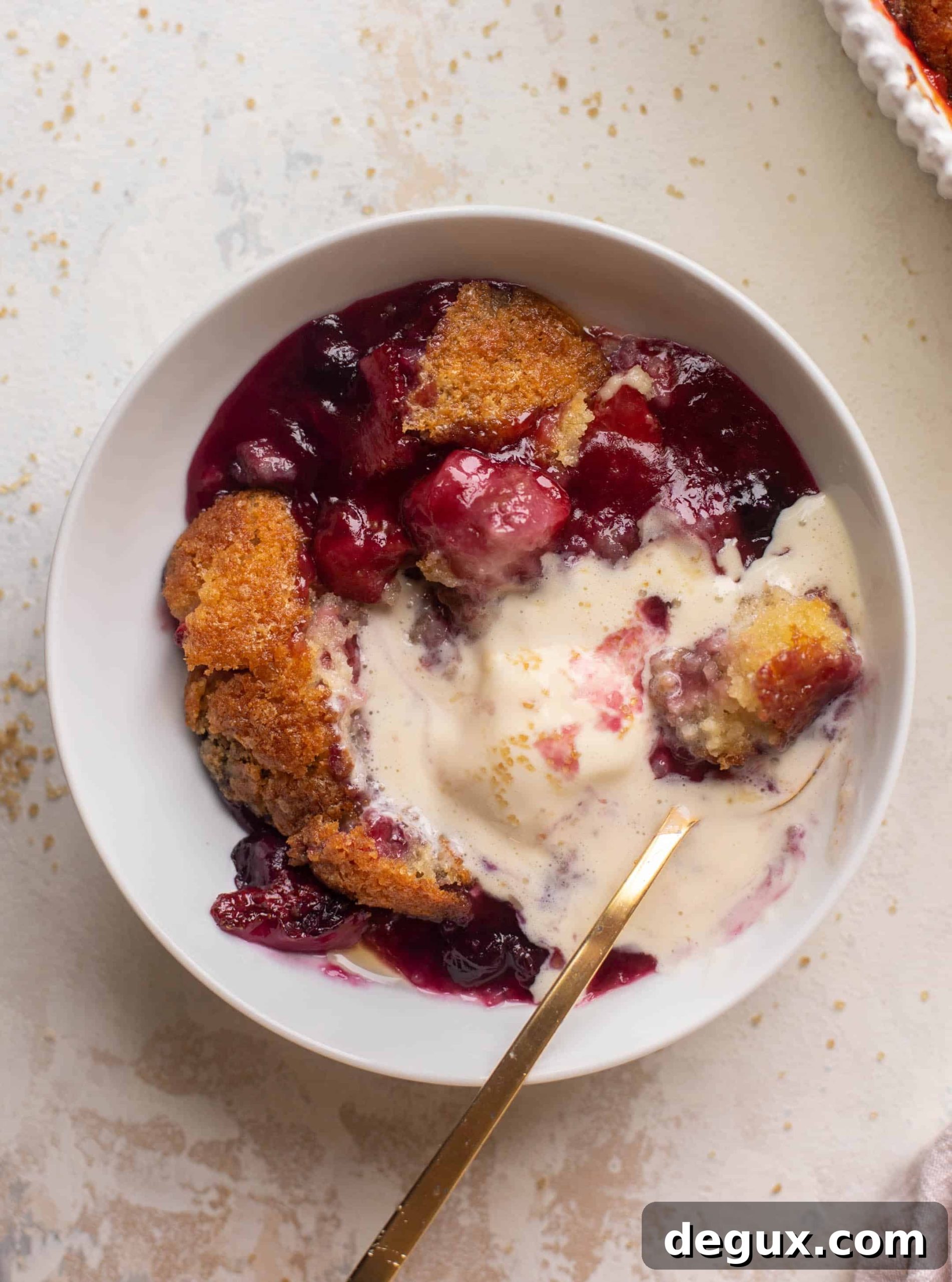 Double-Berry Mascarpone Cobbler Recipe for Summer Desserts 11 double berry mascarpone cobbler