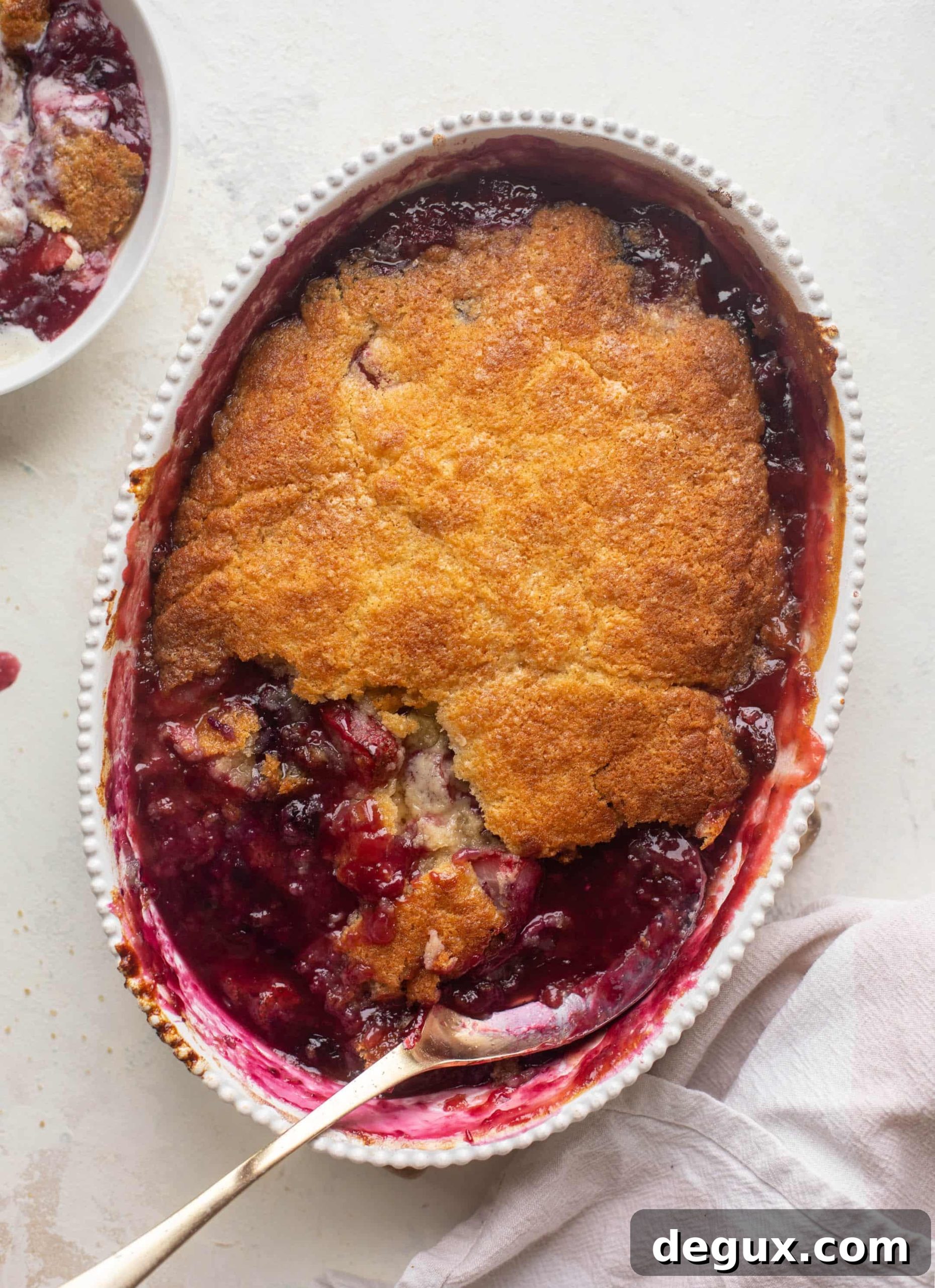 Double-Berry Mascarpone Cobbler Recipe for Summer Desserts 7 double berry mascarpone cobbler