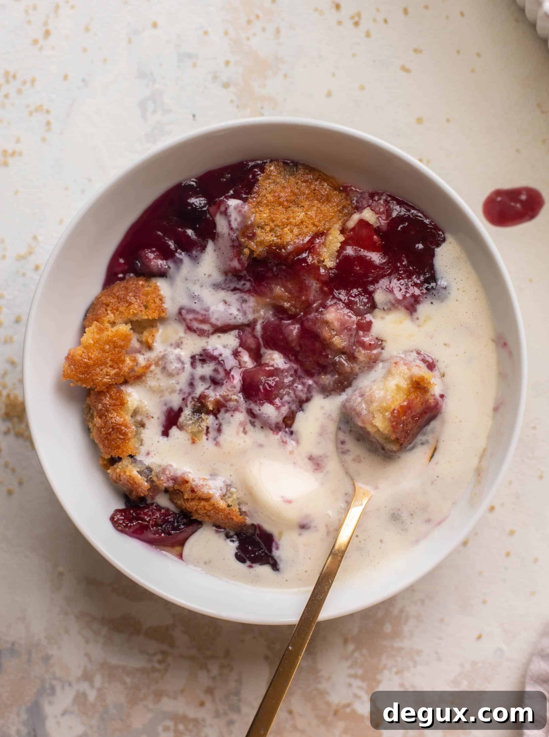 Double-Berry Mascarpone Cobbler Recipe for Summer Desserts 9 double berry mascarpone cobbler