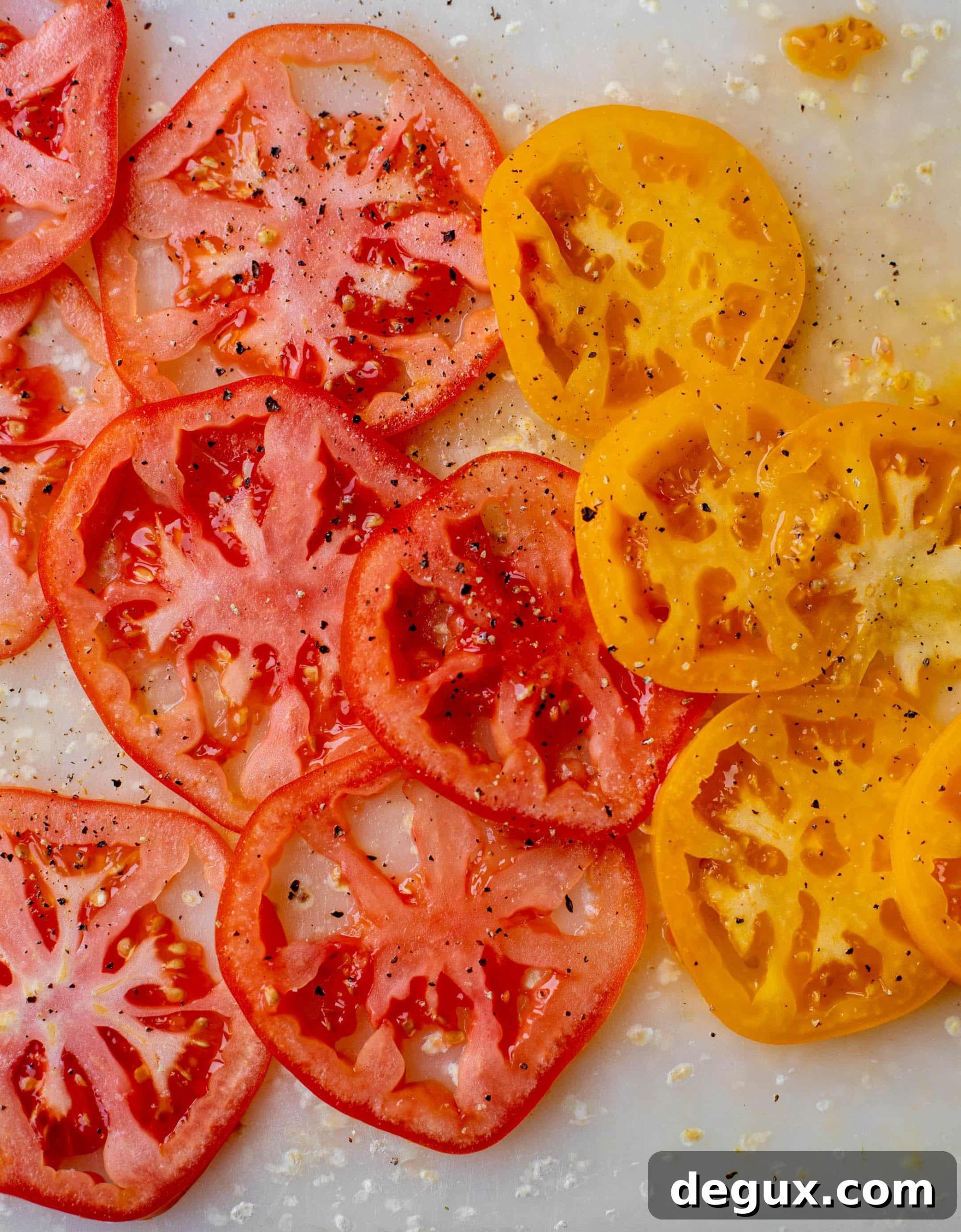 sliced tomatoes