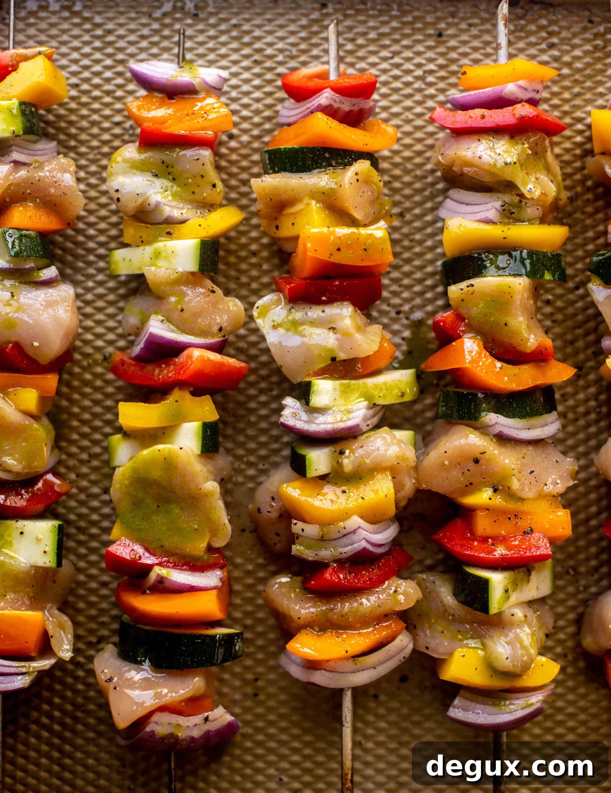 summer chicken skewers 