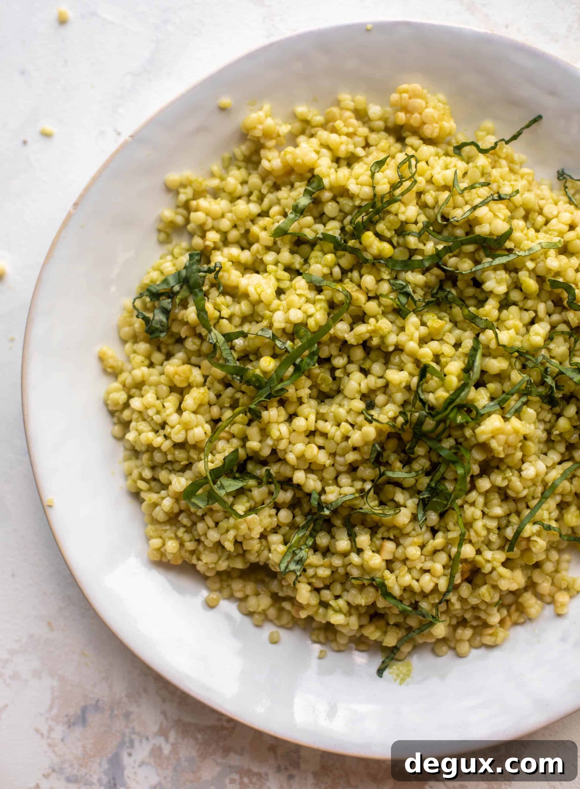basil vinaigrette