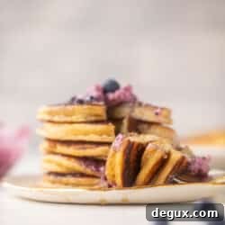 Ricotta Pancakes with Salted Blueberry Butter Recipe 10 img 88376 9