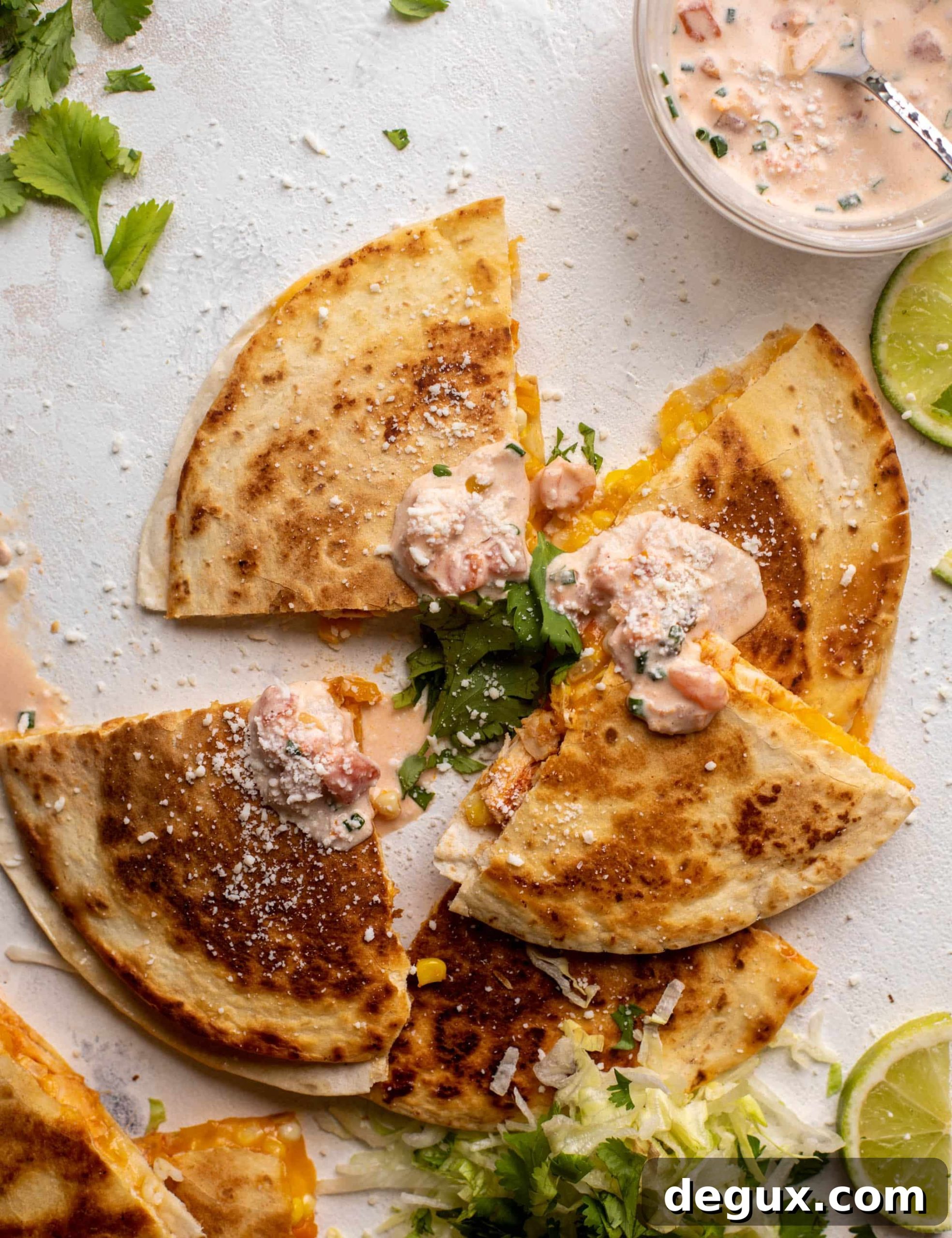 Honey Chipotle Chicken Quesadillas Recipe 5 honey chipotle chicken quesadillas